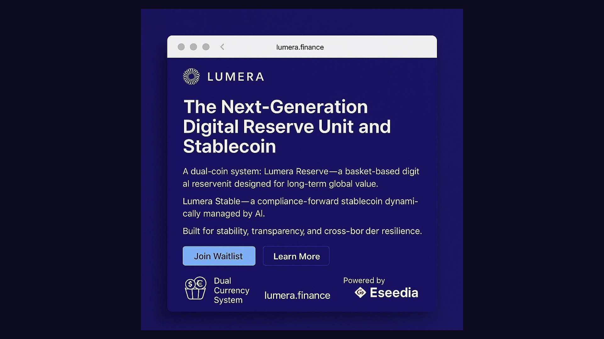 website screenshot of https://lumera-fse.pages.dev/