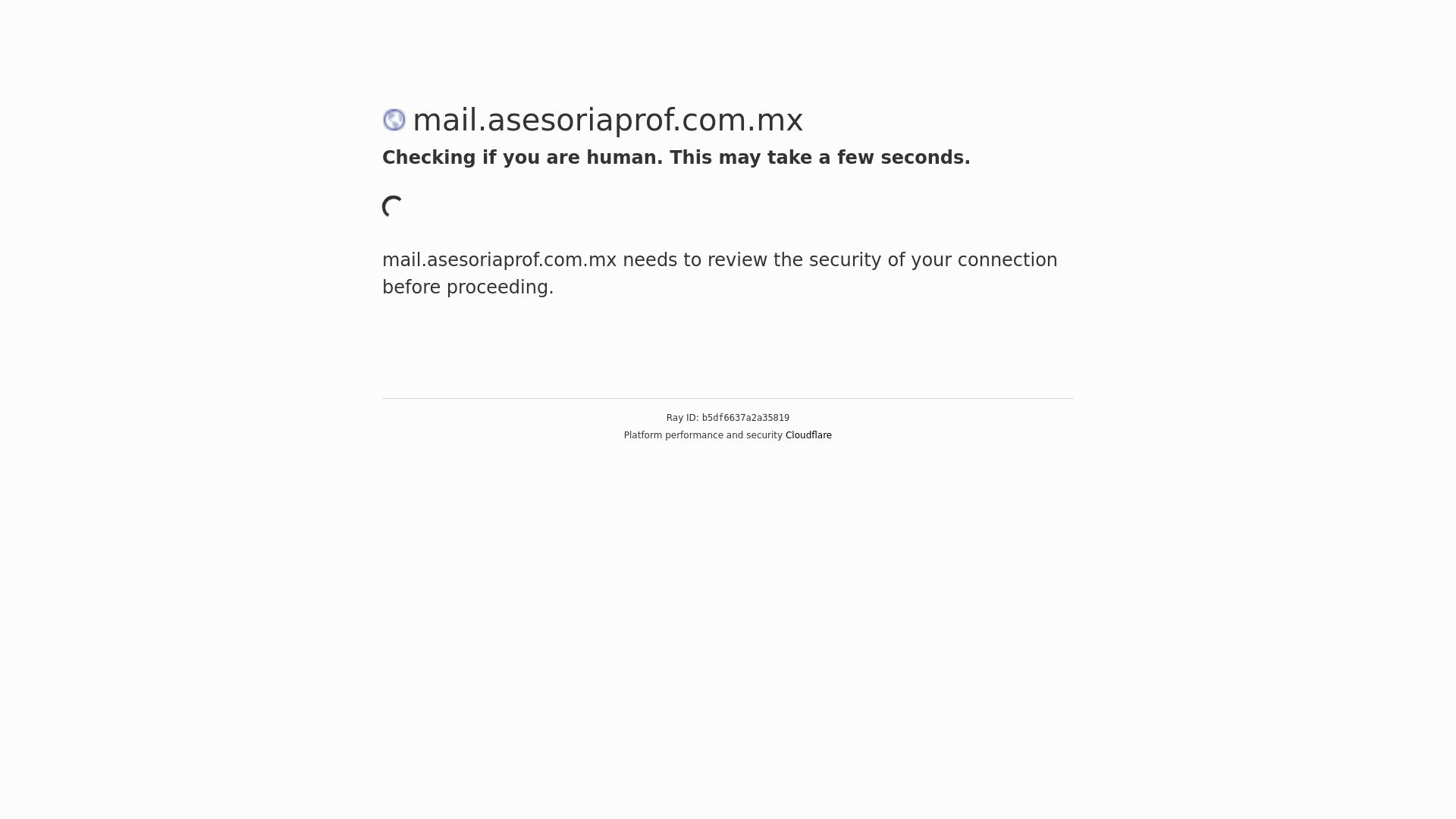 website screenshot of https://mail.asesoriaprof.com.mx