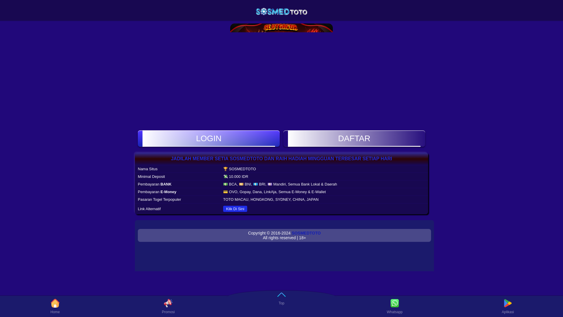 website screenshot of https://beritamenarik.pages.dev/
