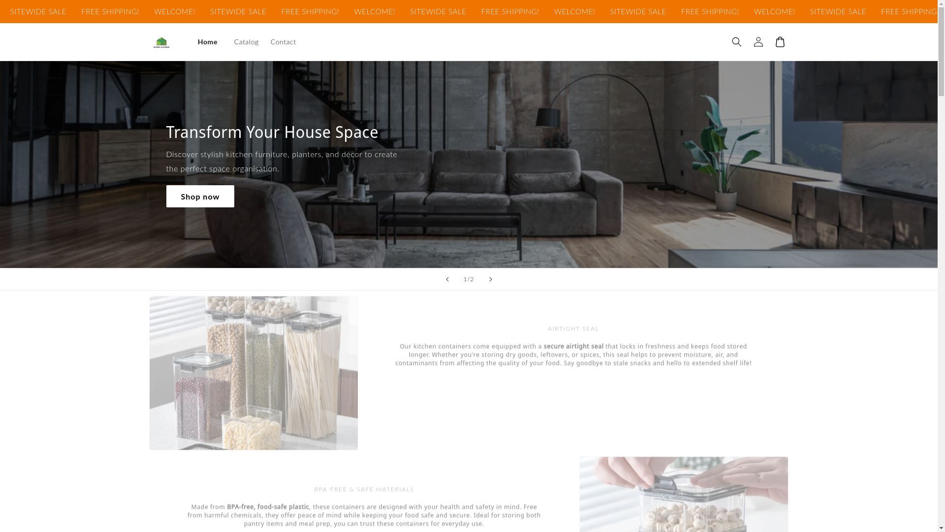 website screenshot of https://neathaus.shop/