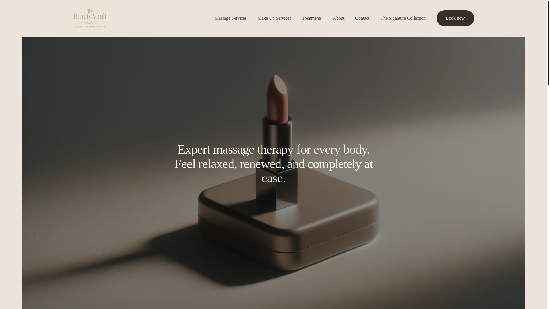 website screenshot of https://thebeautyvaultuk.com/