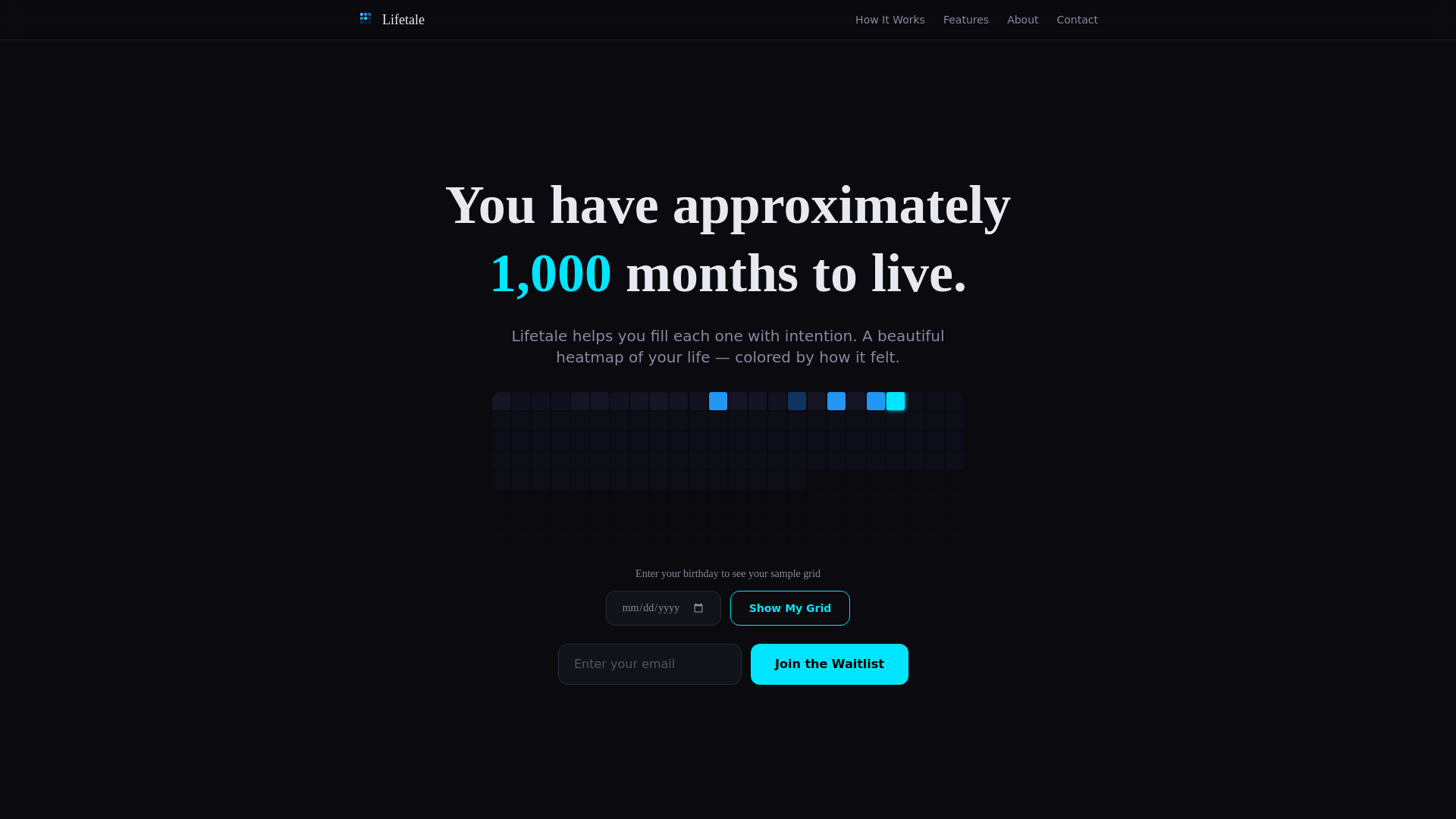 website screenshot of https://lifetale-site.pages.dev/