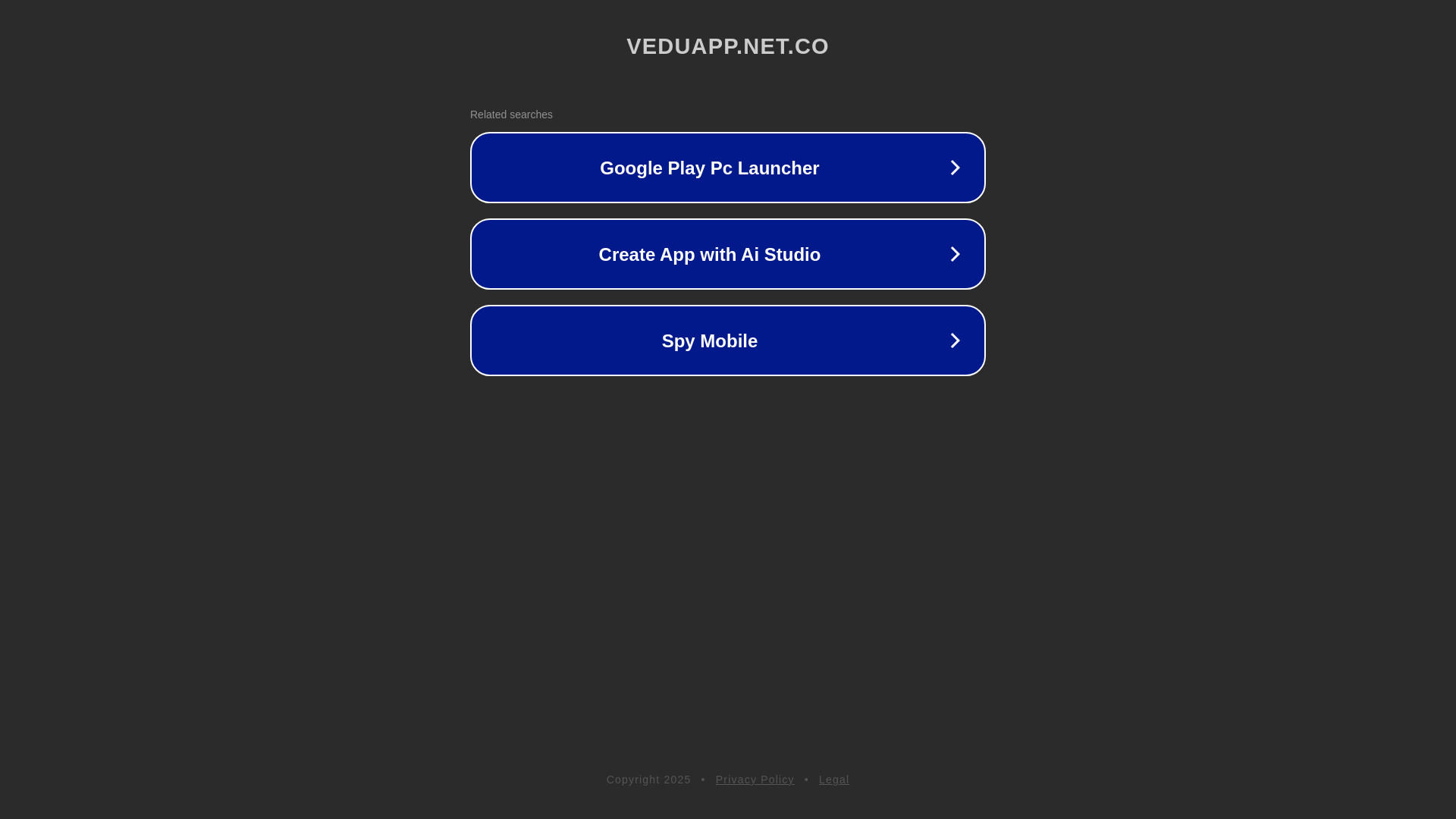 website screenshot of https://veduapp.net.co/