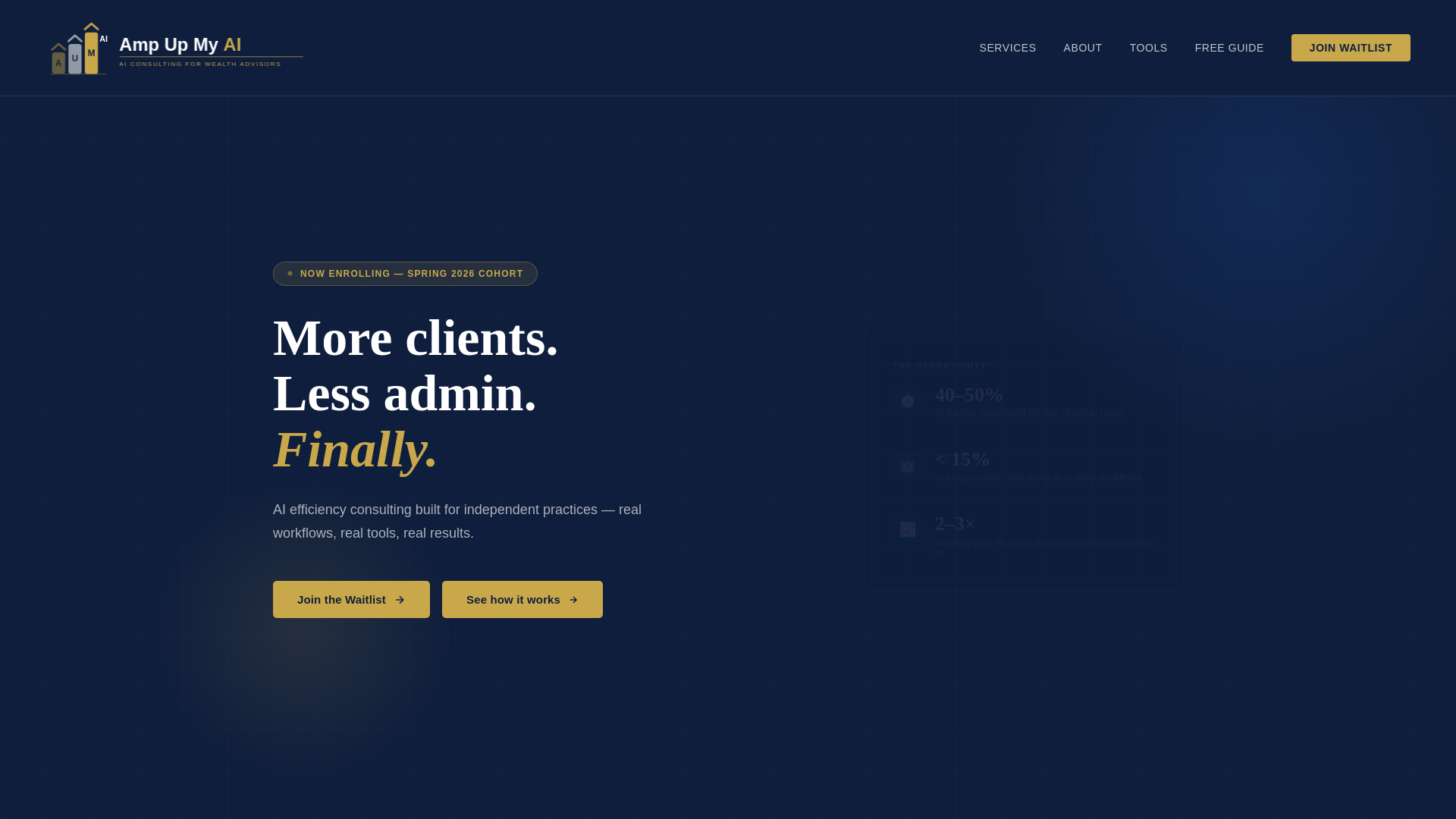 website screenshot of https://ampupmyai.com/