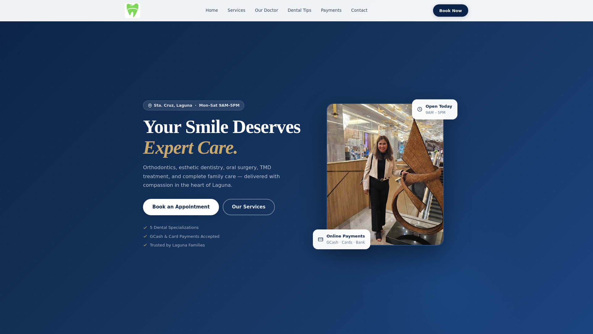 website screenshot of https://adc-website-bm5.pages.dev/