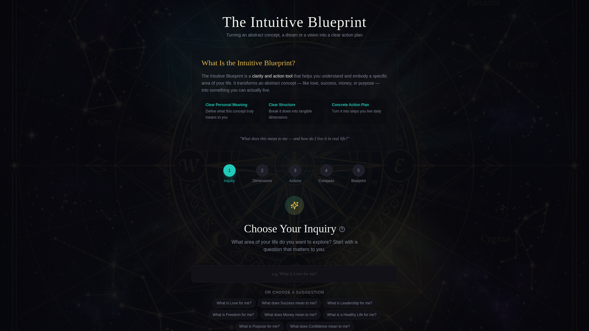 website screenshot of https://extraordinaryintuitiveblueprint.com/