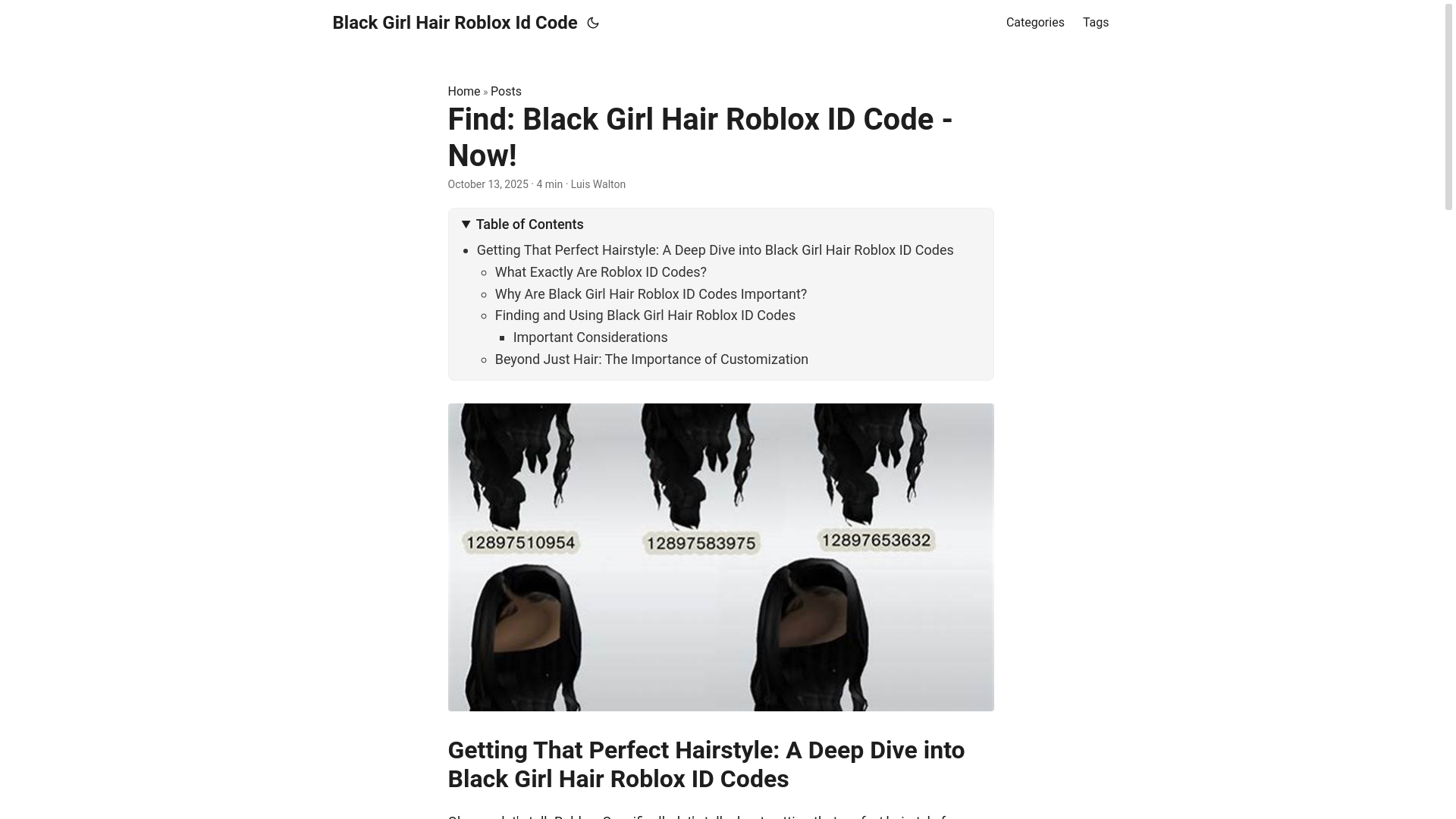 website screenshot of https://black-girl-hair-roblox-id-code.pages.dev/