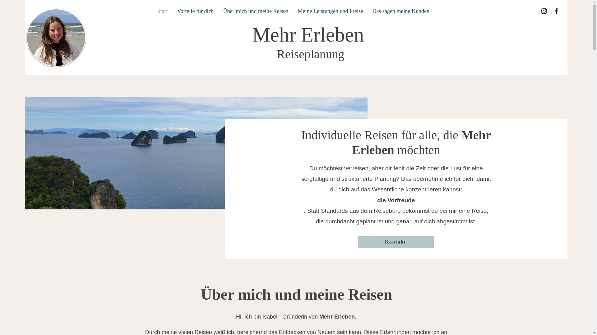 website screenshot of https://mehr-erleben-reiseplanung.de/