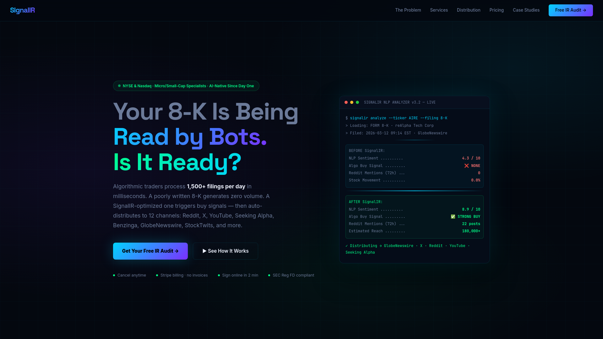 website screenshot of https://axomir.pages.dev/