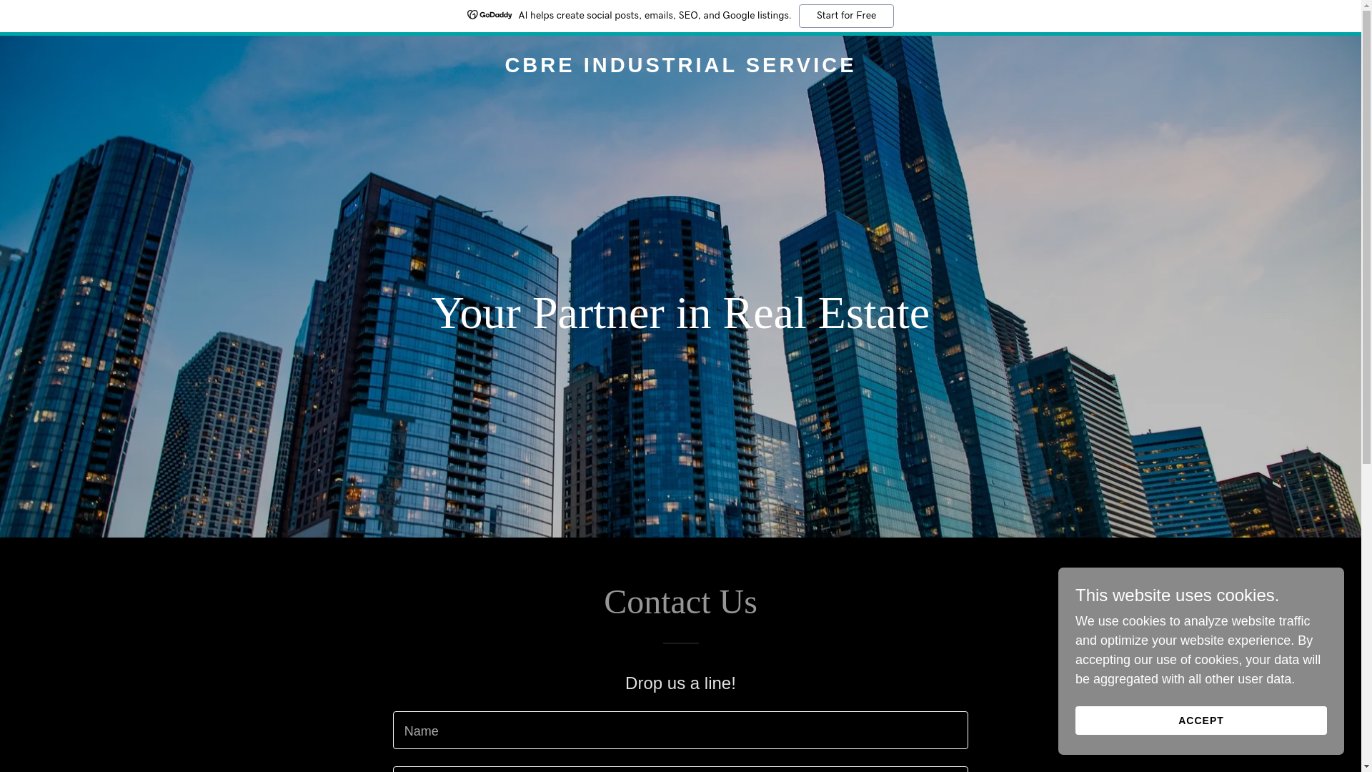 website screenshot of https://cbreservice.com/