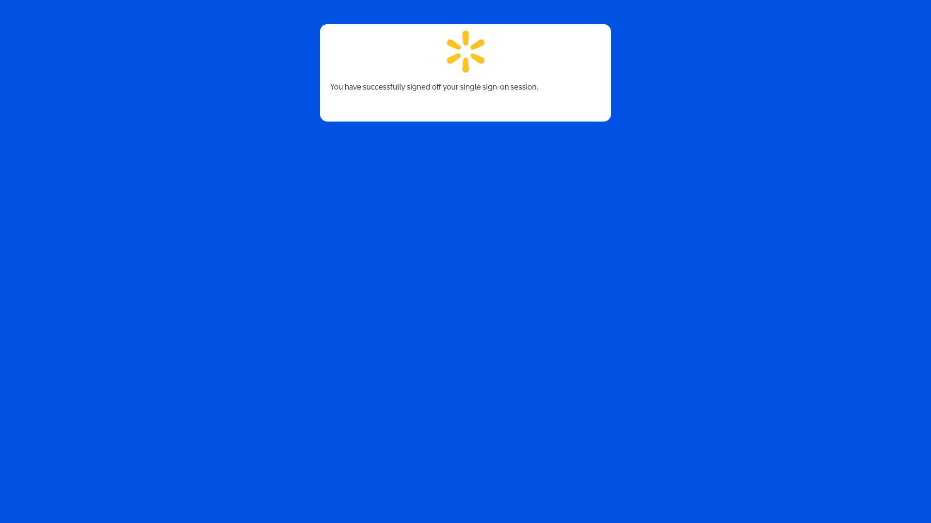 website screenshot of https://pfedprod.wal-mart.com/idp/startSLO.ping