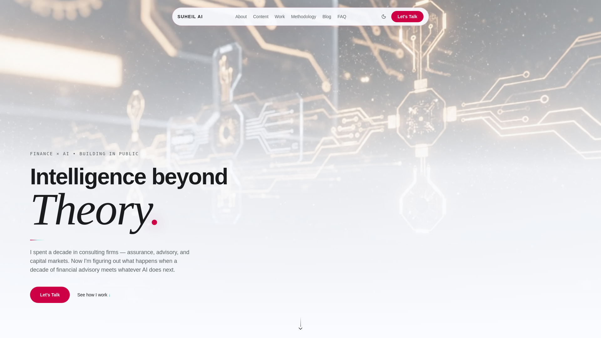 website screenshot of https://suheilai-website.pages.dev/