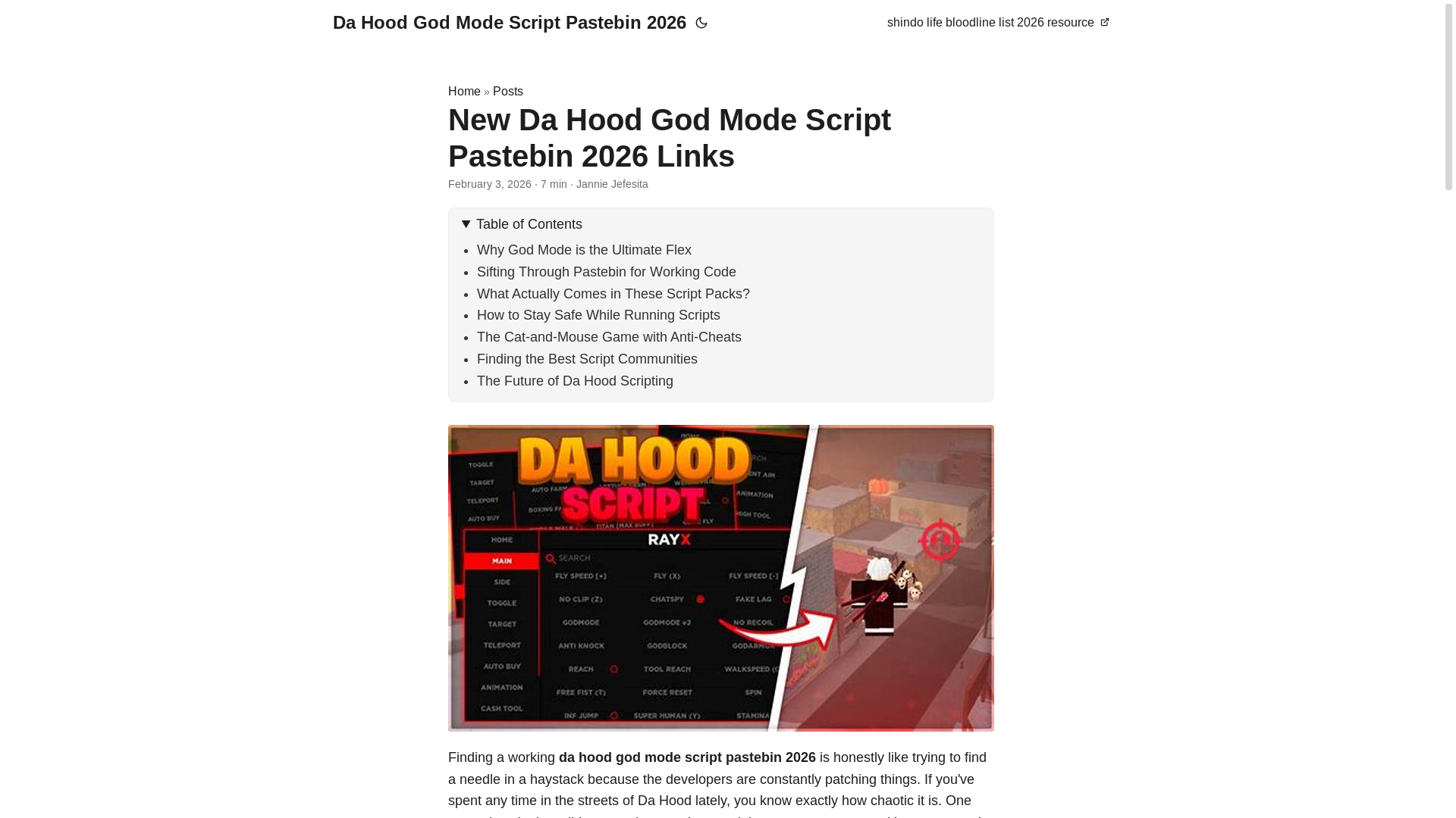 website screenshot of https://da-hood-god-mode-script-pastebin-2026.pages.dev/