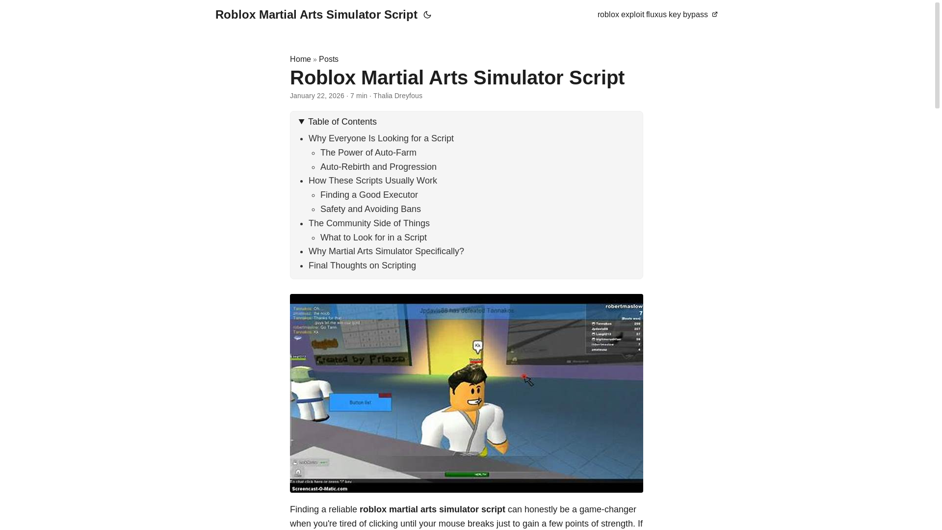 website screenshot of https://robloxmartialartssimulatorscript.pages.dev/