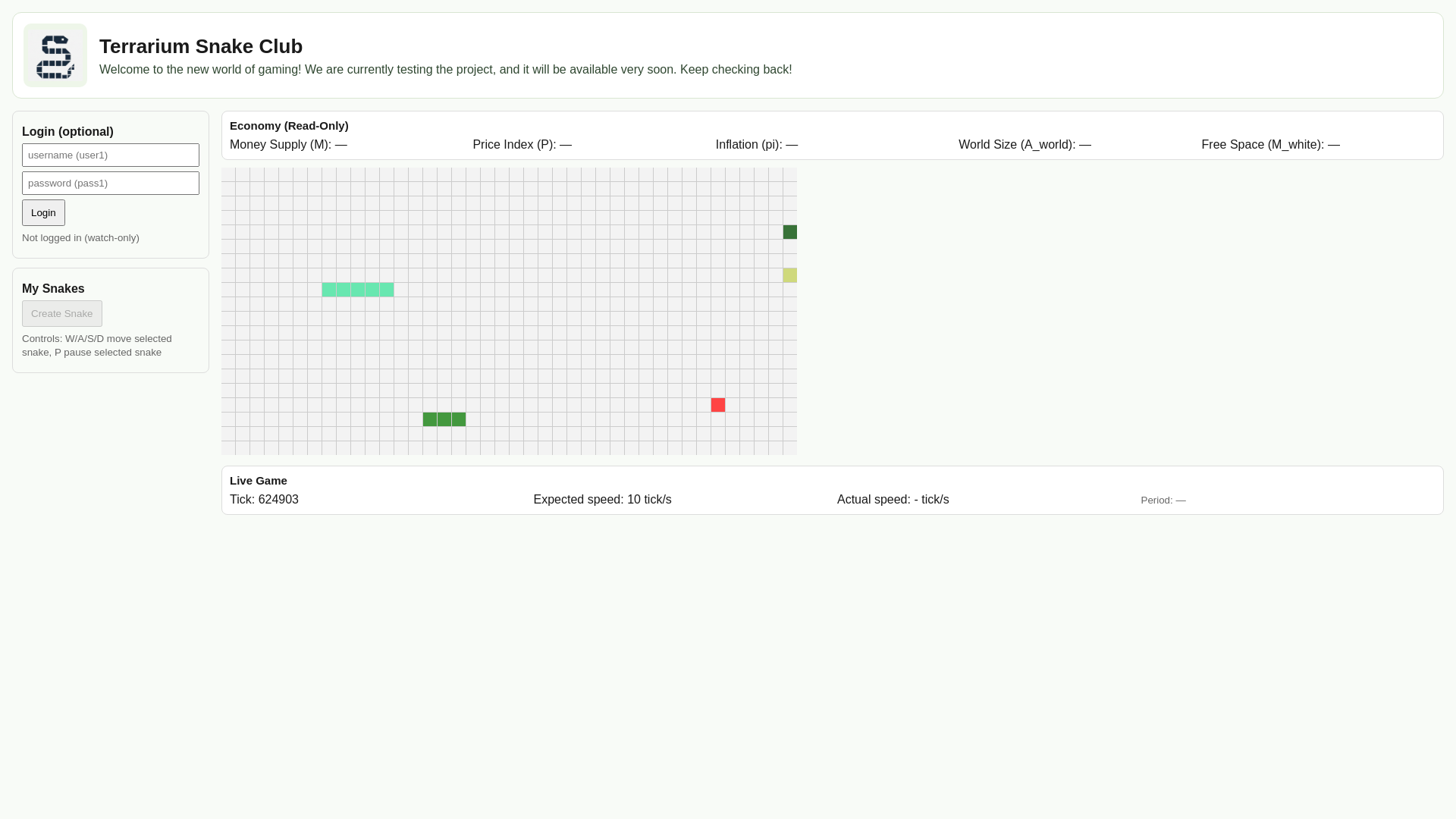 website screenshot of https://terrariumsnake.com/