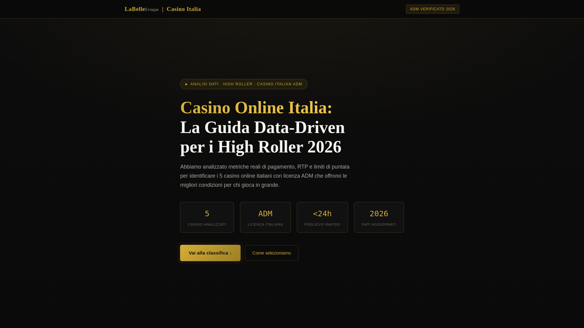 website screenshot of https://labelleevoque-it.pages.dev/