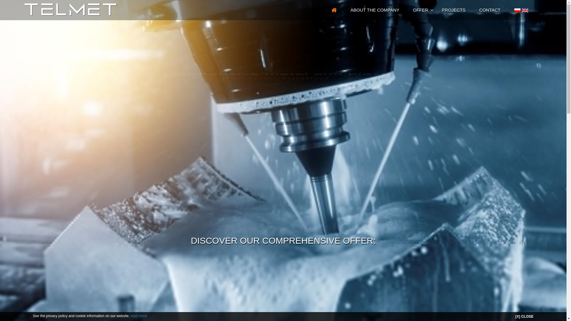 website screenshot of https://tel-met.eu/