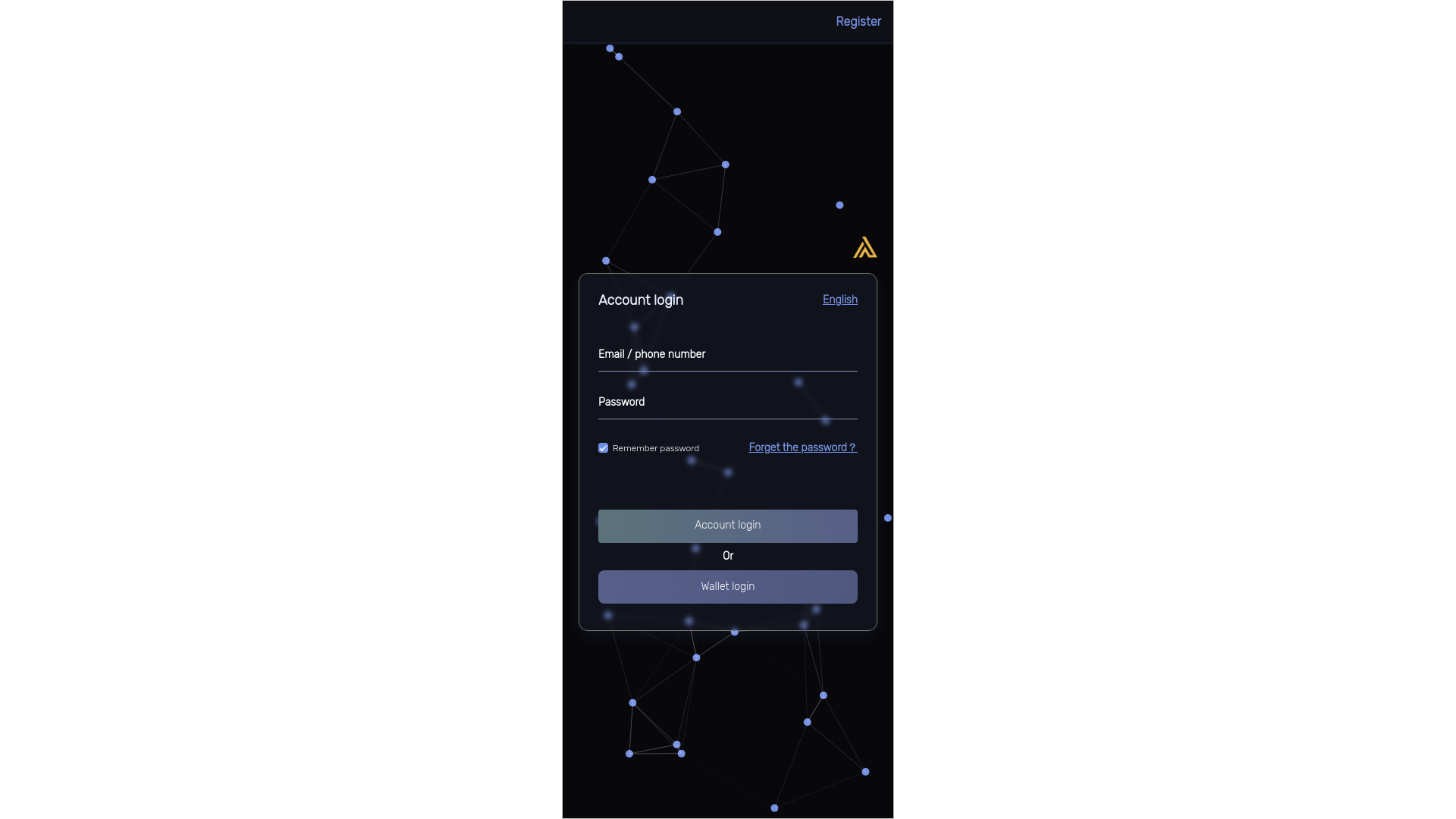 website screenshot of https://agora-dapp.com/