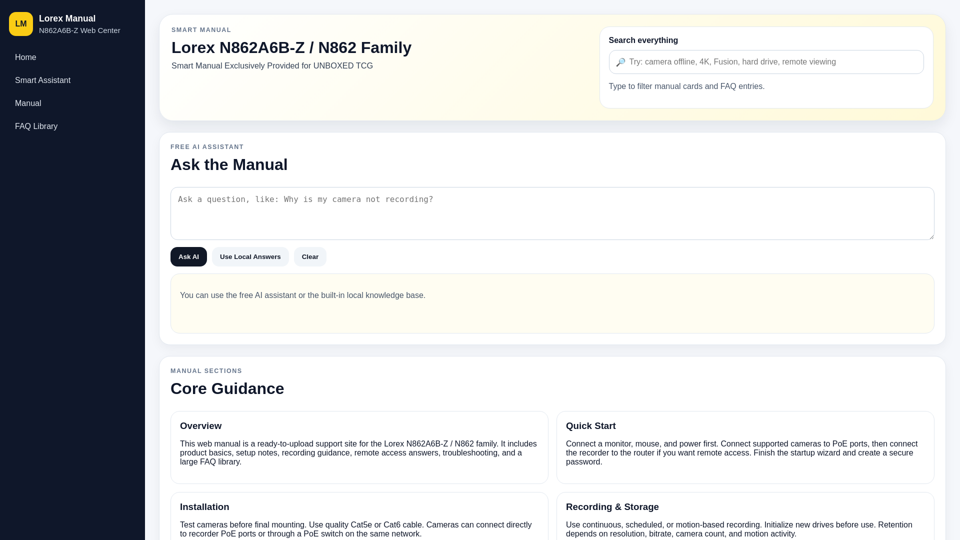 website screenshot of https://unboxtcg-lorexcctv.pages.dev/