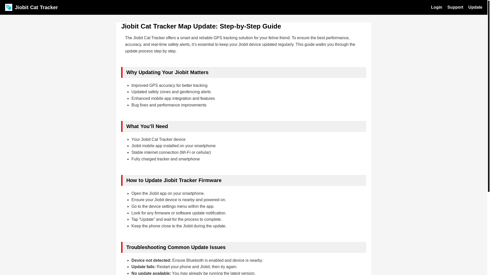 website screenshot of https://jiobit-cat-tracker.pages.dev/
