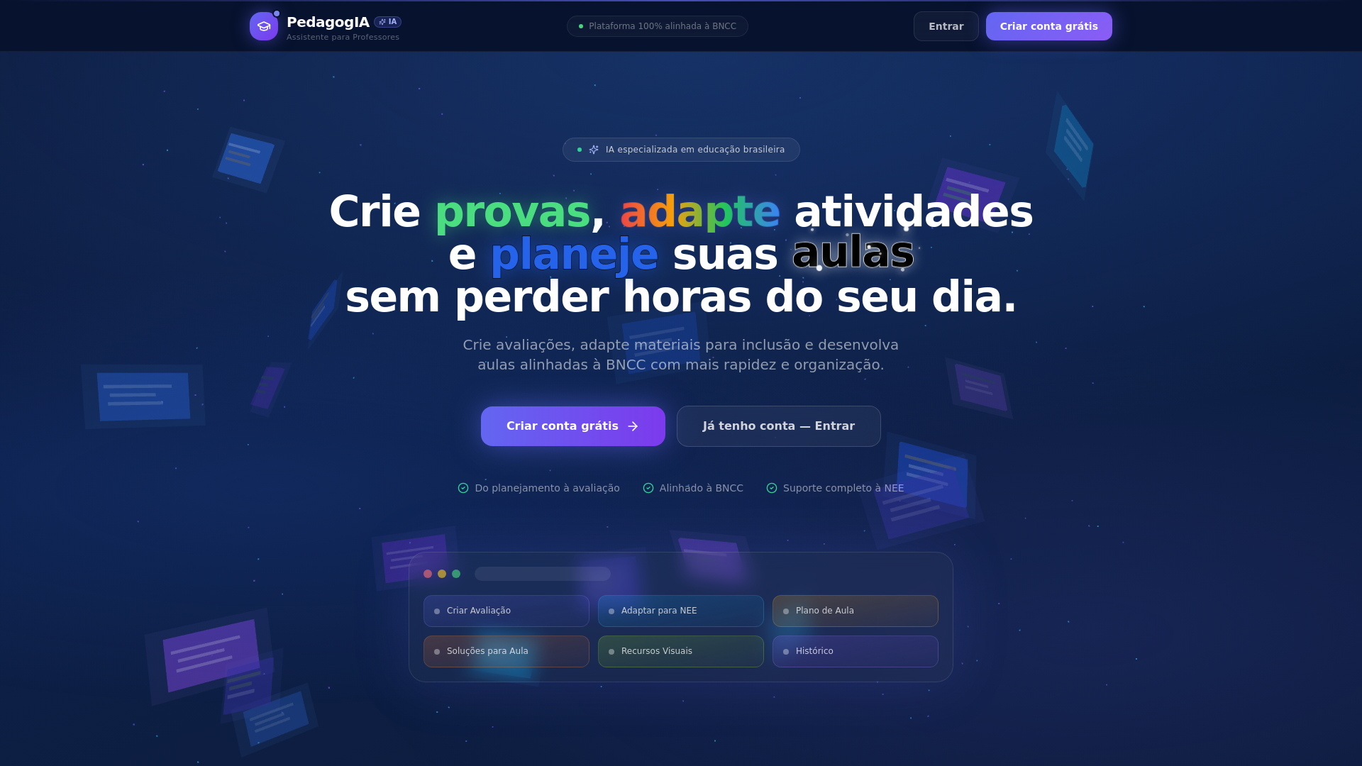 website screenshot of https://pedagogiaia.com/