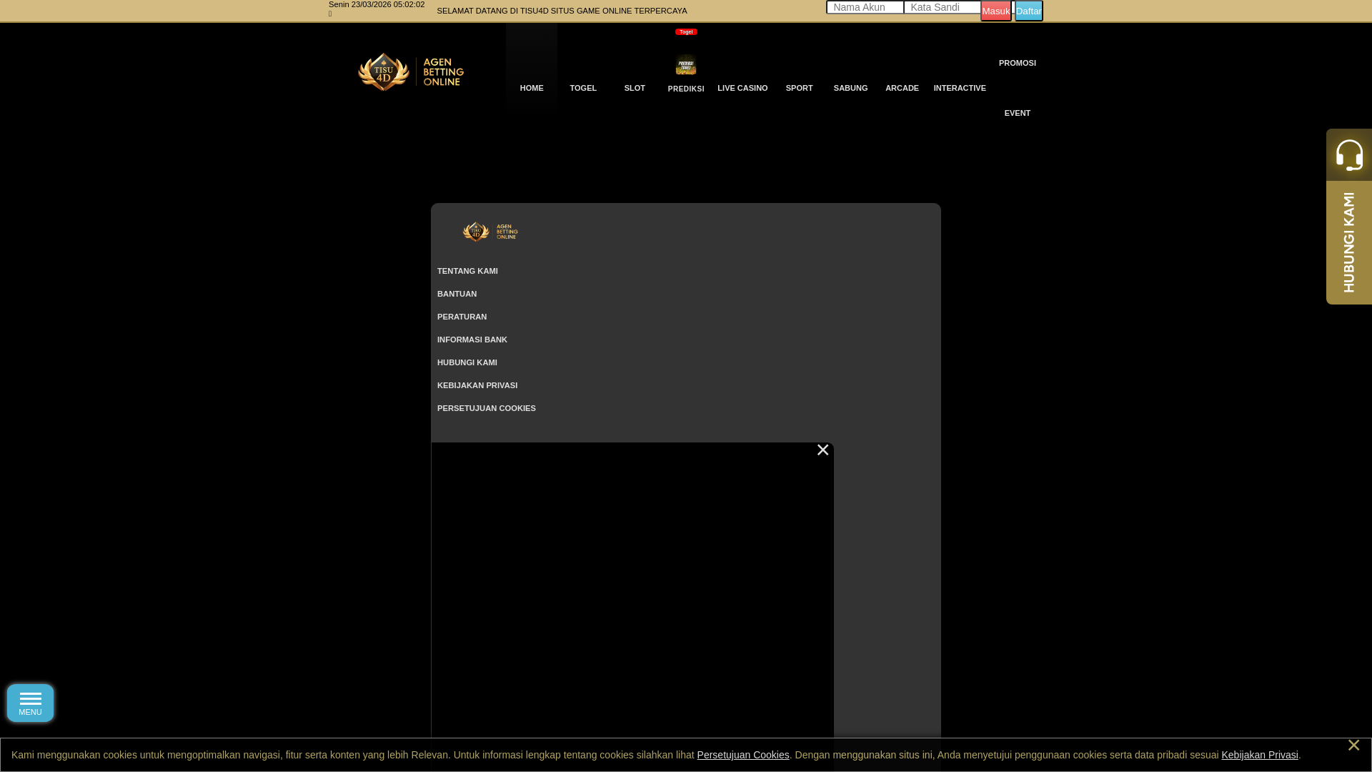 website screenshot of https://tisu4dmanis.com/