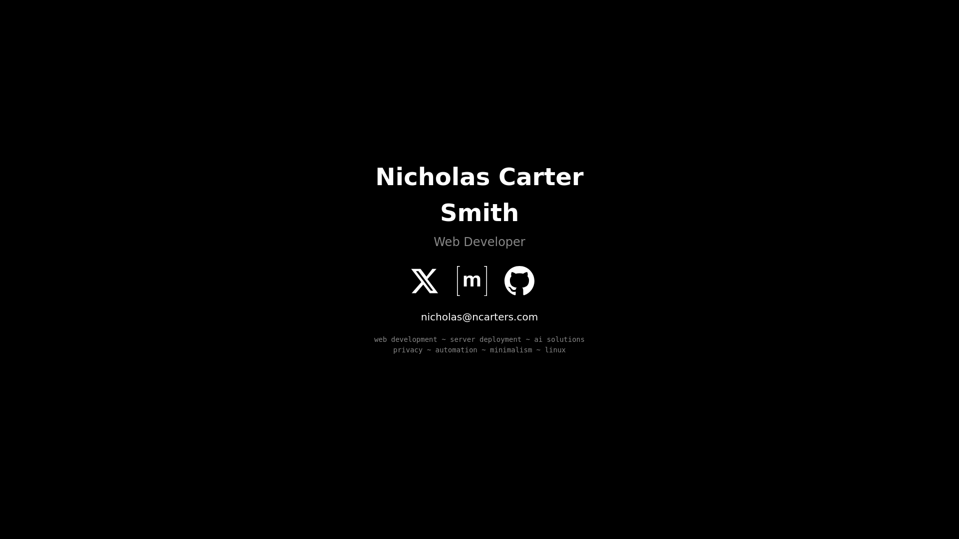 website screenshot of https://ncarters-website.pages.dev/