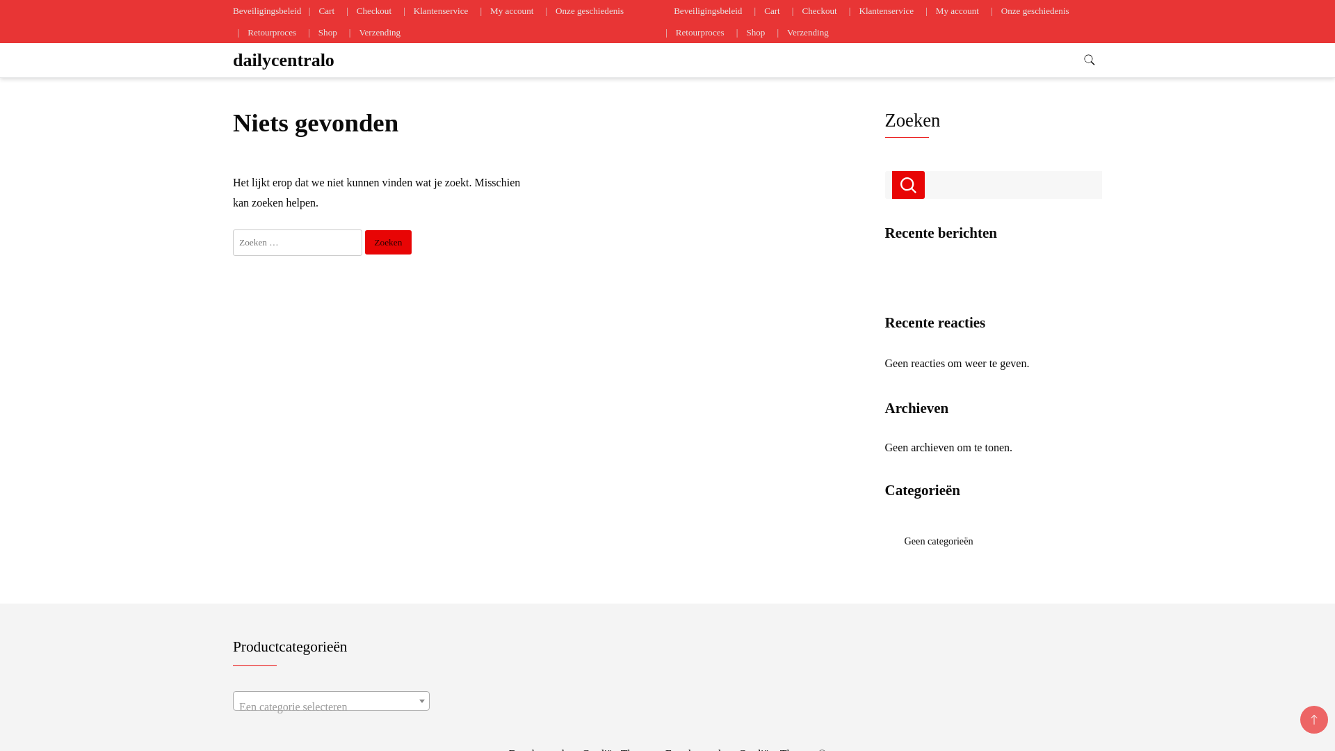 website screenshot of https://dailycentralo.com/