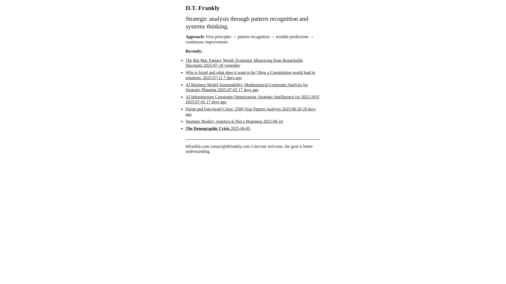 website screenshot of https://dtfrankly.pages.dev/