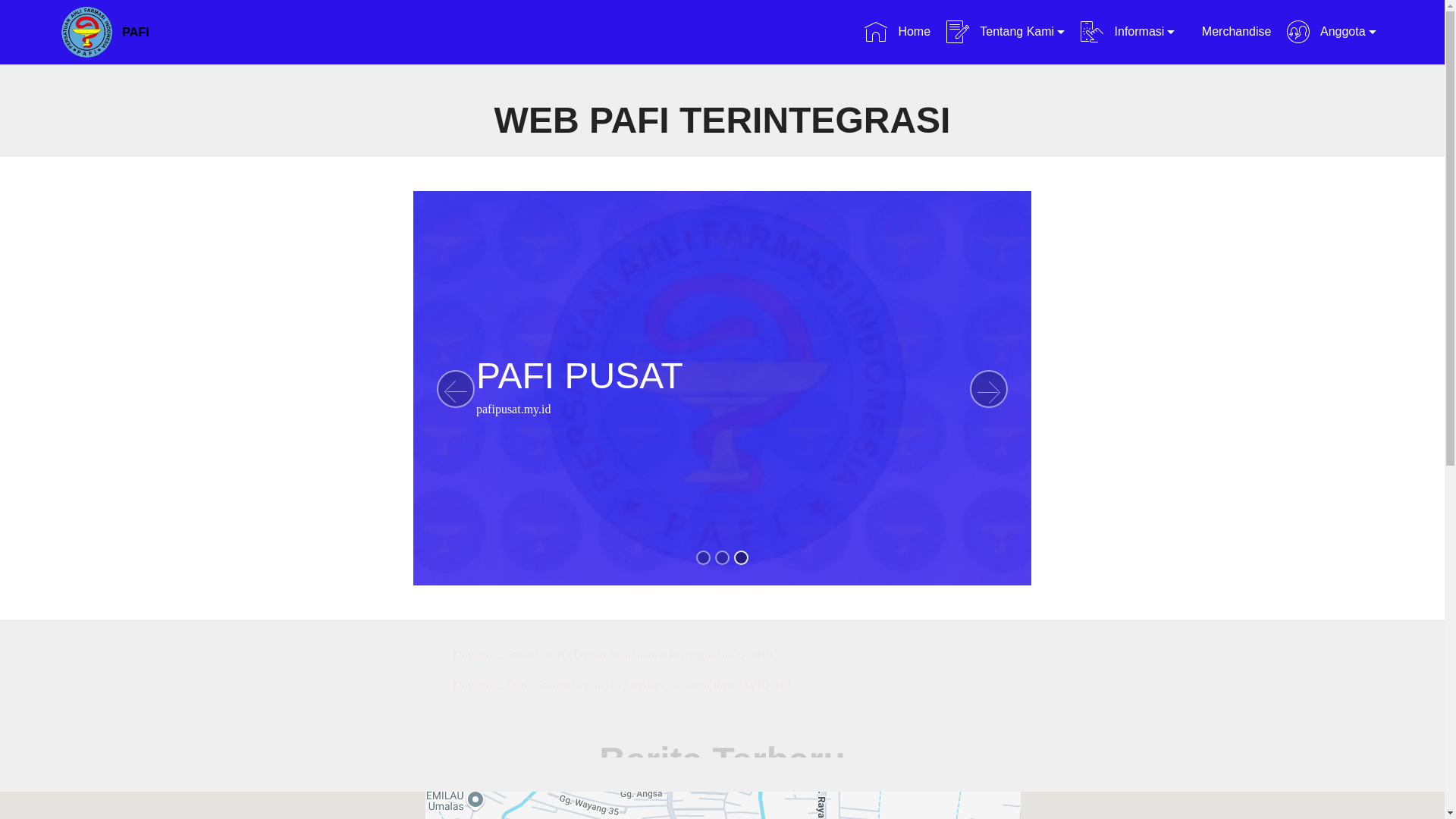 website screenshot of https://pafibadung-my-id.pages.dev/