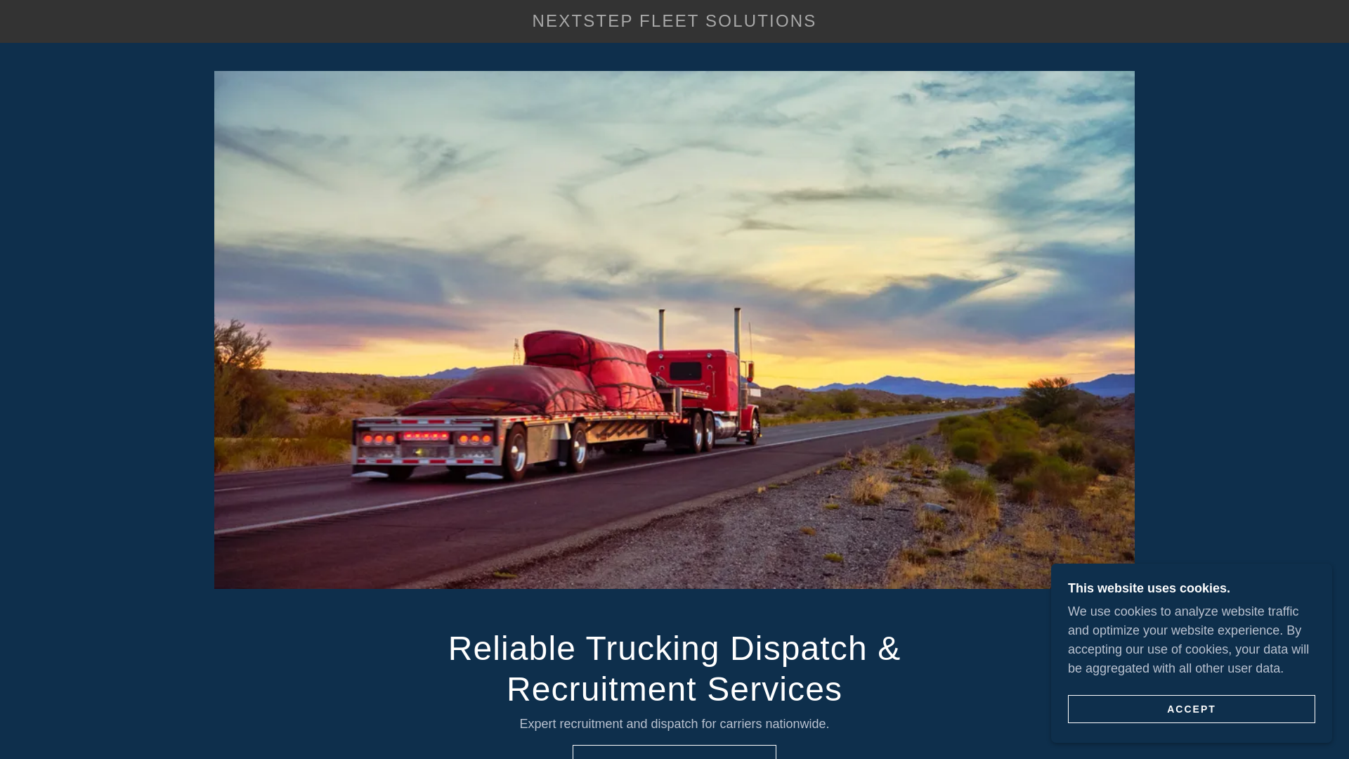 website screenshot of https://nextstepfleet.com/