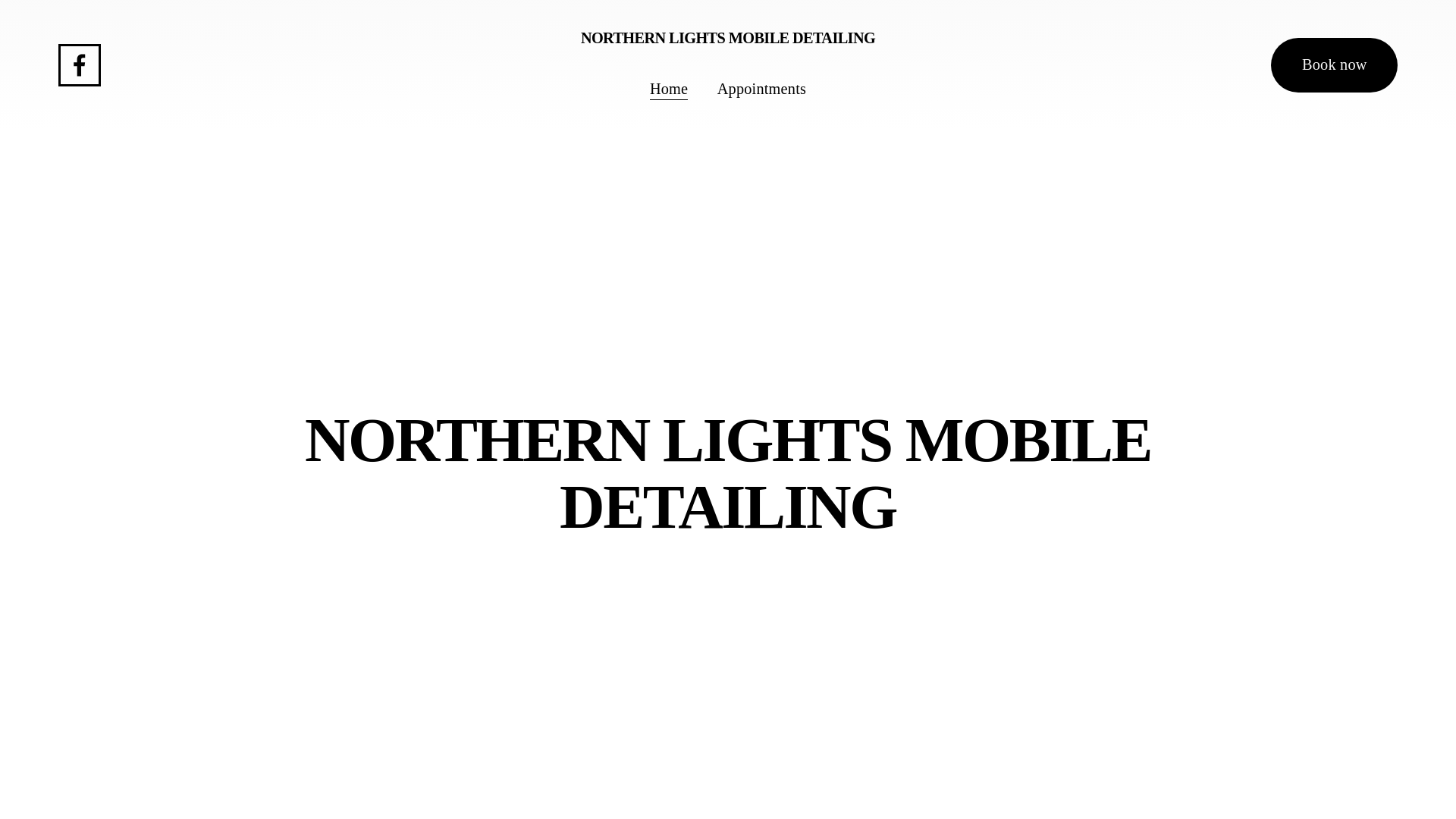 website screenshot of https://northernlightsmobiledetailing.com/