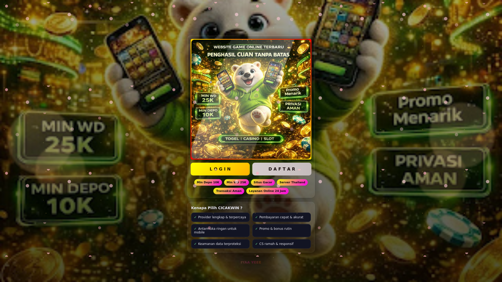 website screenshot of https://pastirankcicakwin.pages.dev/