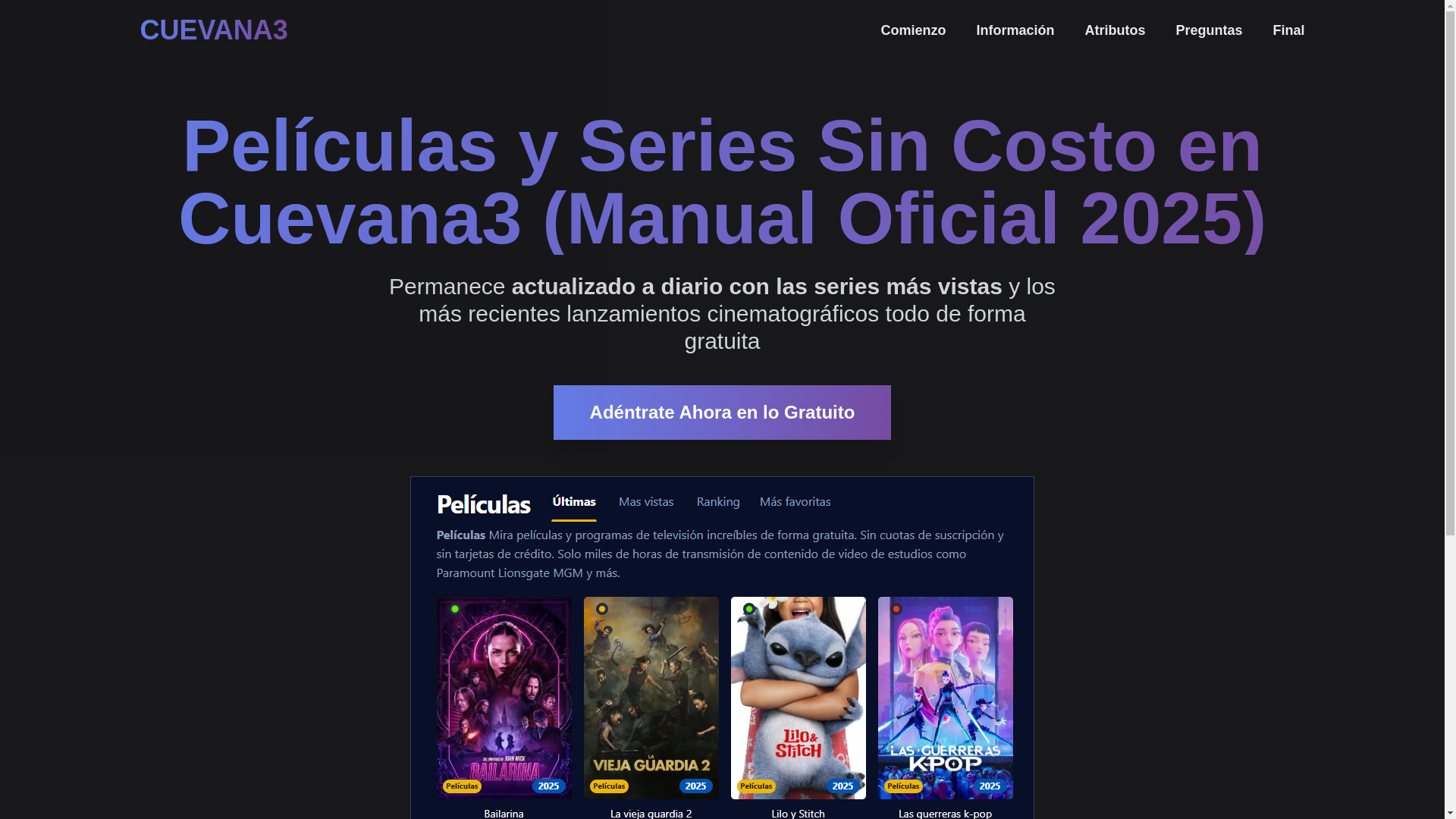 website screenshot of https://cuevana3-px7l.pages.dev/