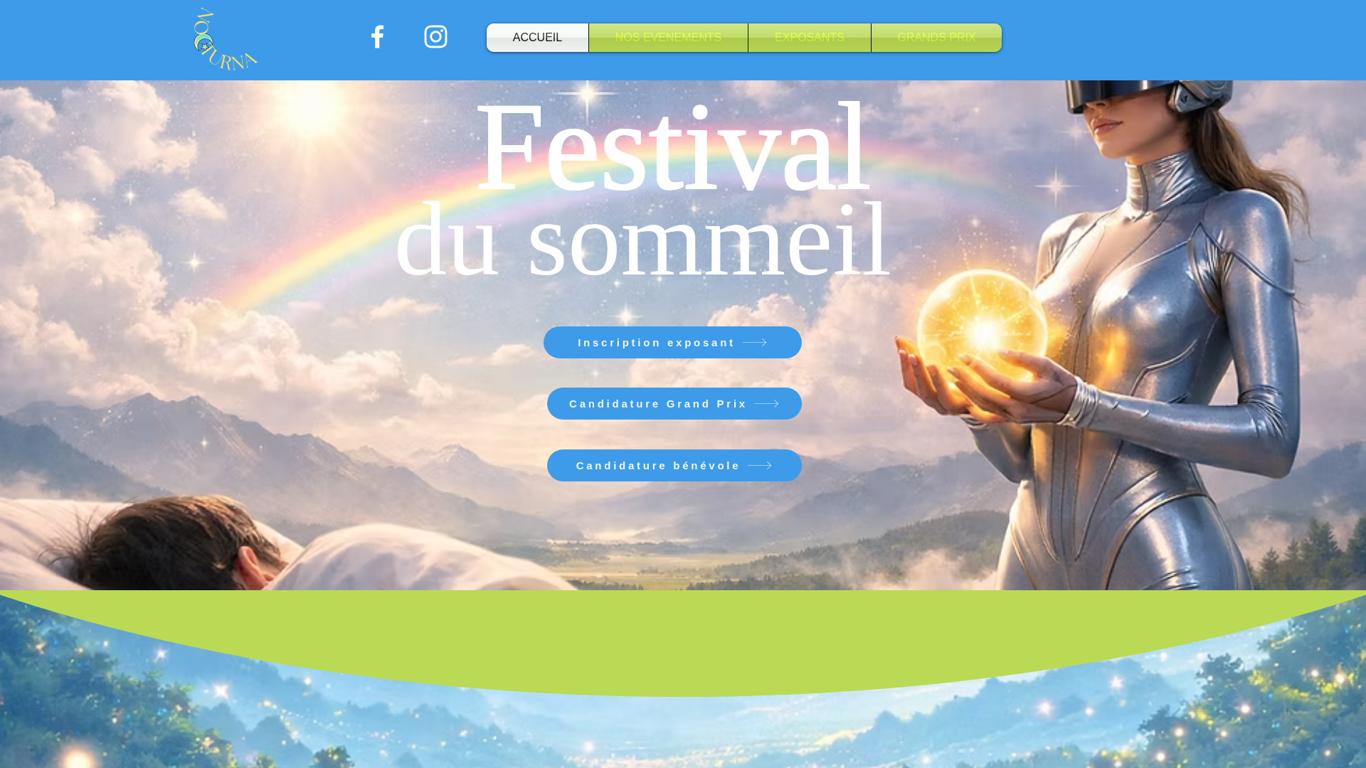 website screenshot of https://nocturnafestival.com/