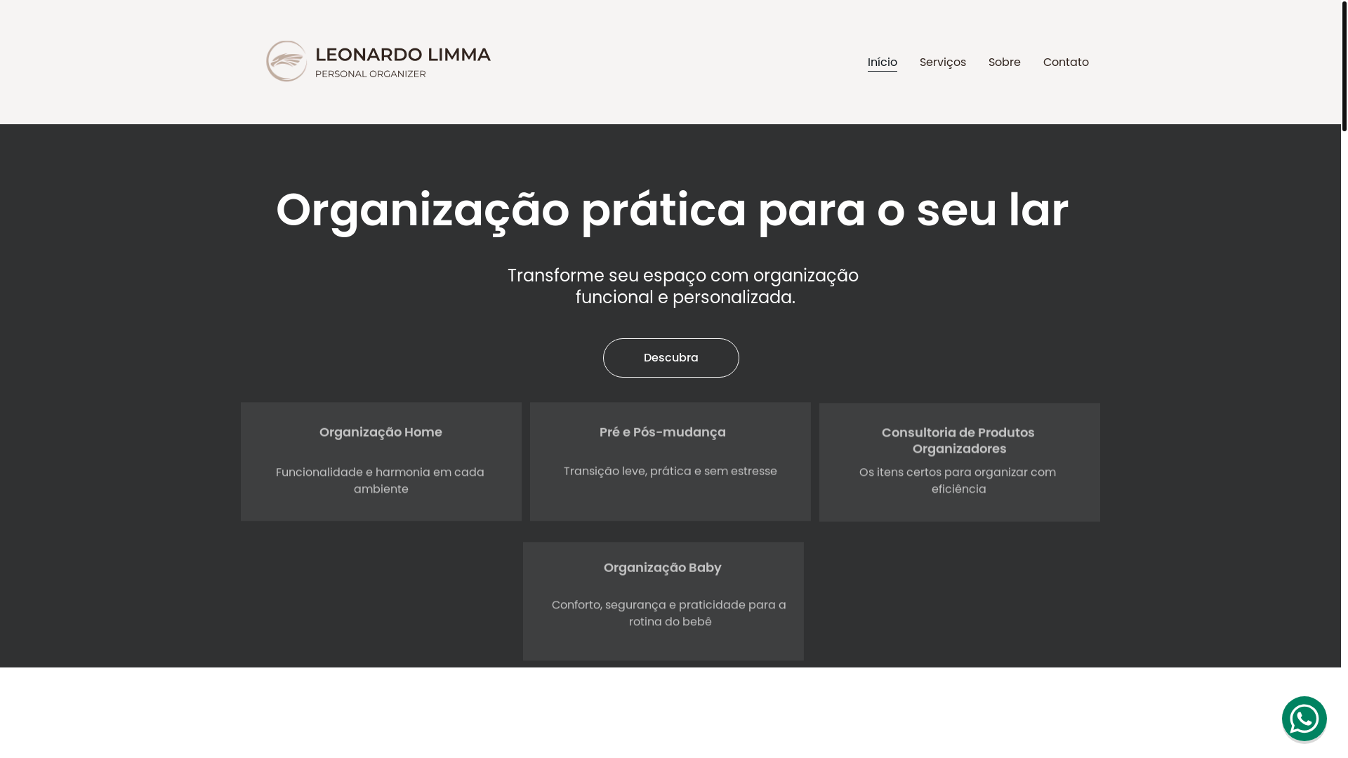 website screenshot of https://leoorganizer.com/