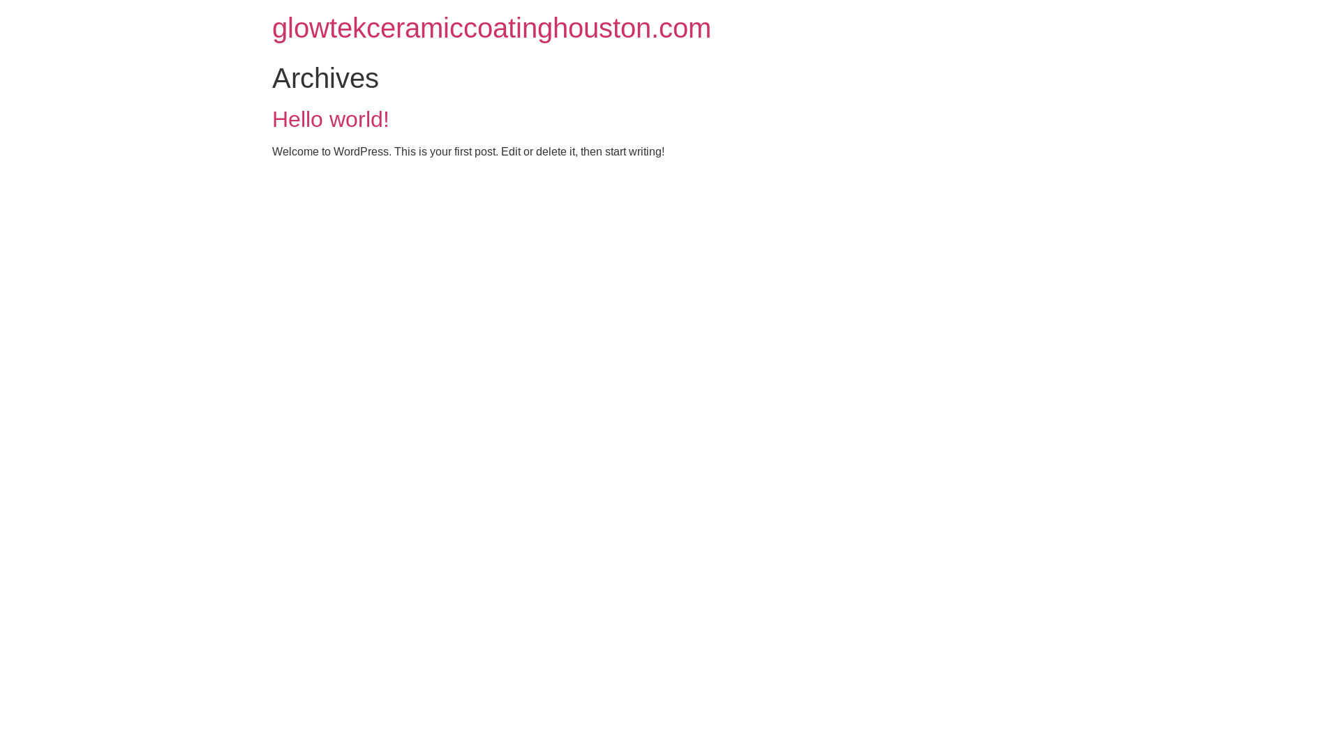 website screenshot of https://glowtekceramiccoatinghouston.com/
