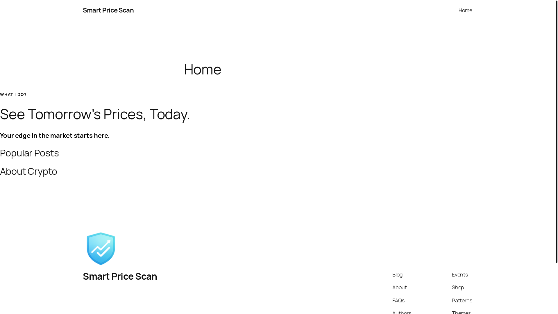 website screenshot of https://smartpricescan.fun/