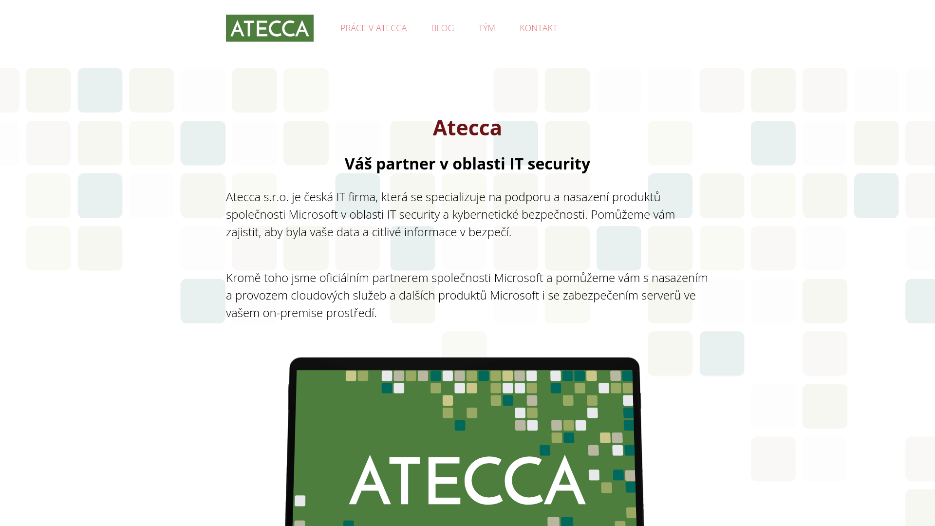website screenshot of https://ateca.pages.dev/