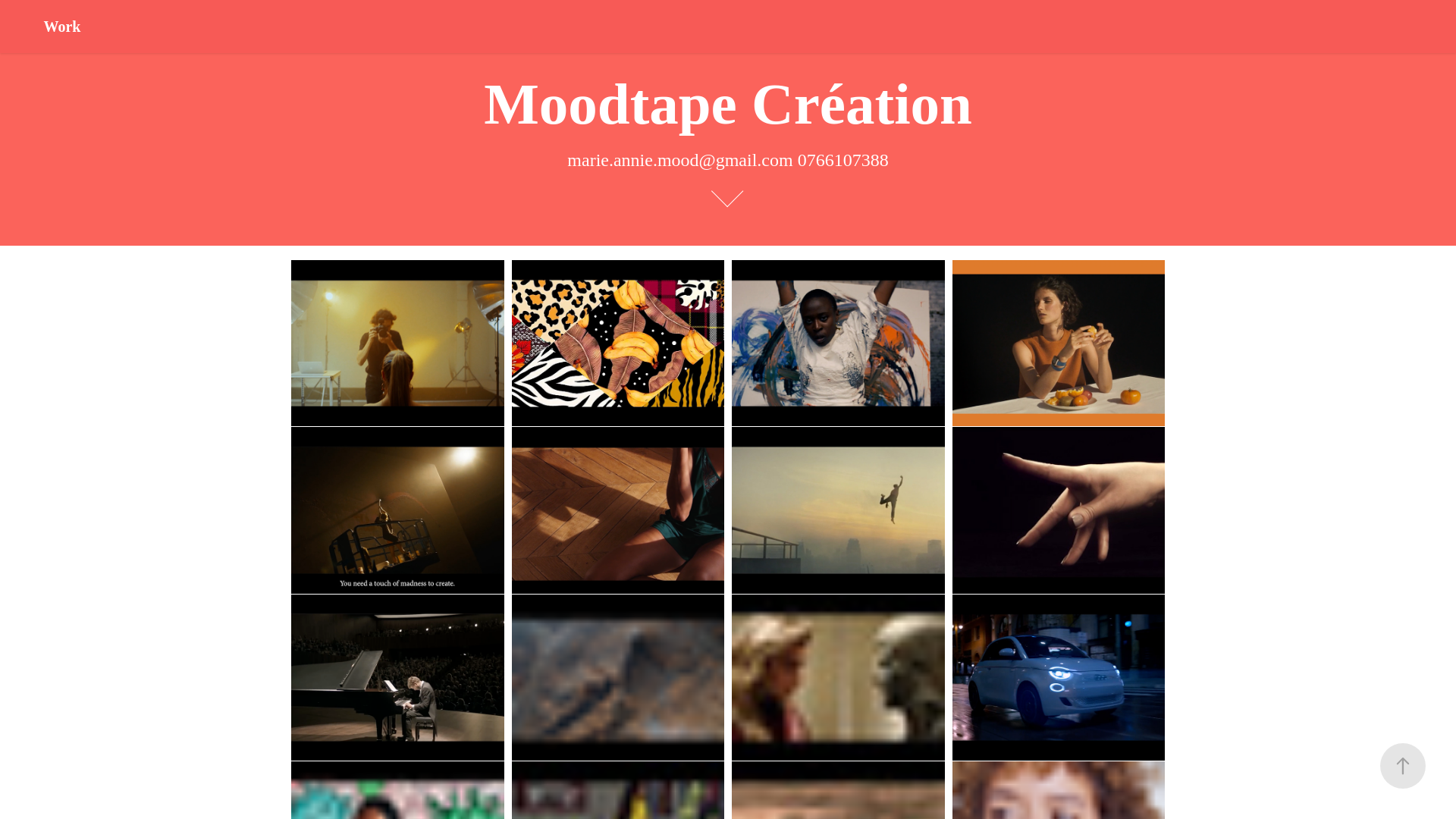 website screenshot of https://moodtapefilmcreation.com/