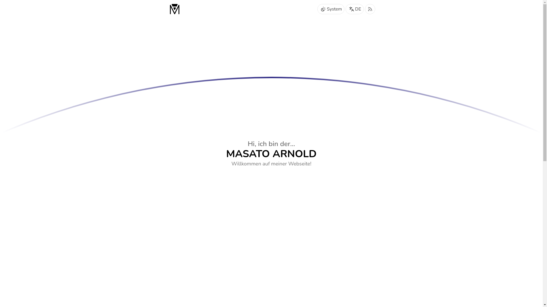 website screenshot of https://masatoarnold-dev.pages.dev/