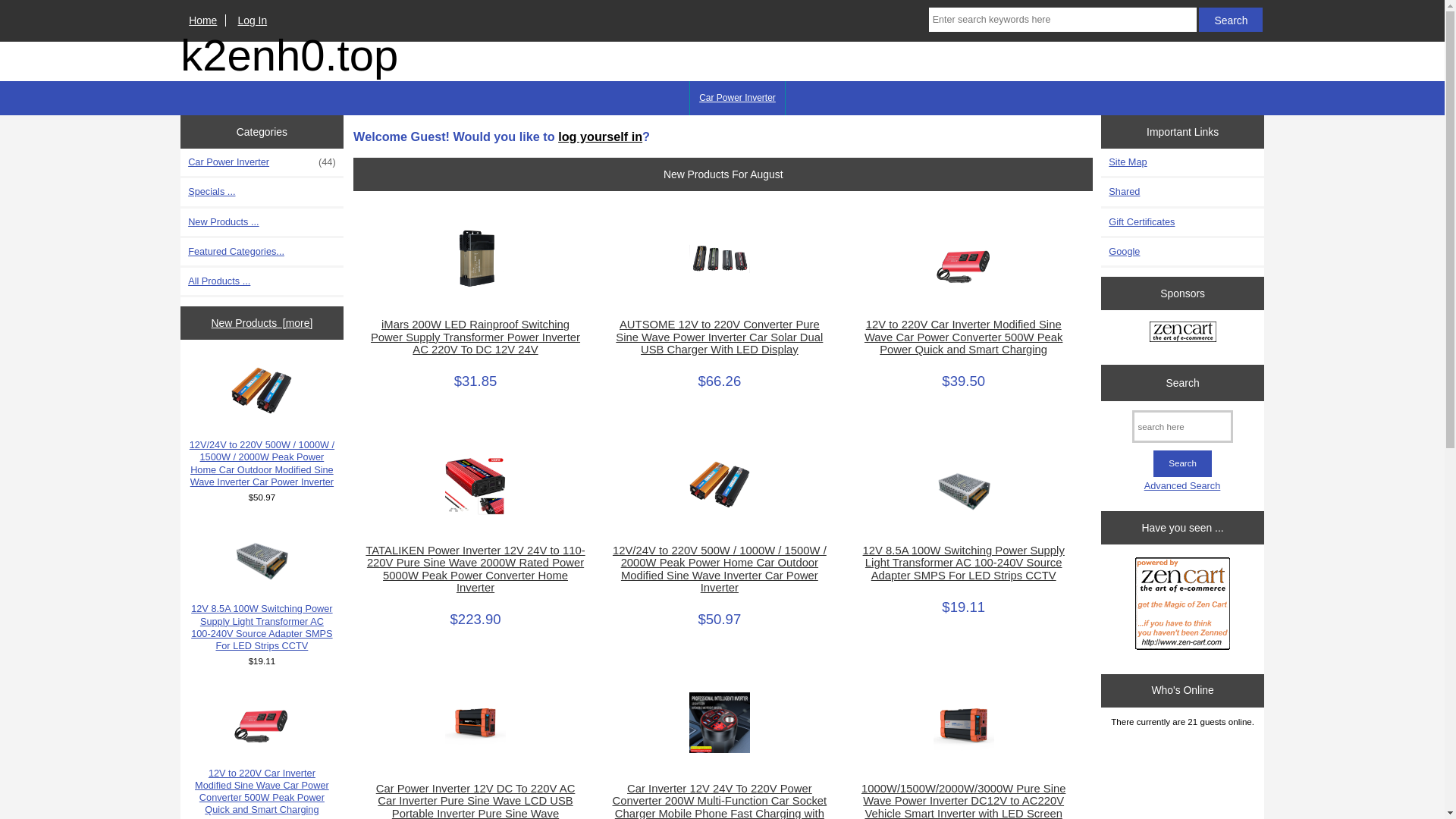website screenshot of https://k2enh0.top/