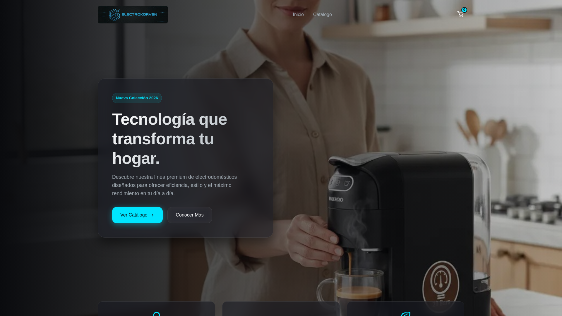 website screenshot of https://electrokorven.com