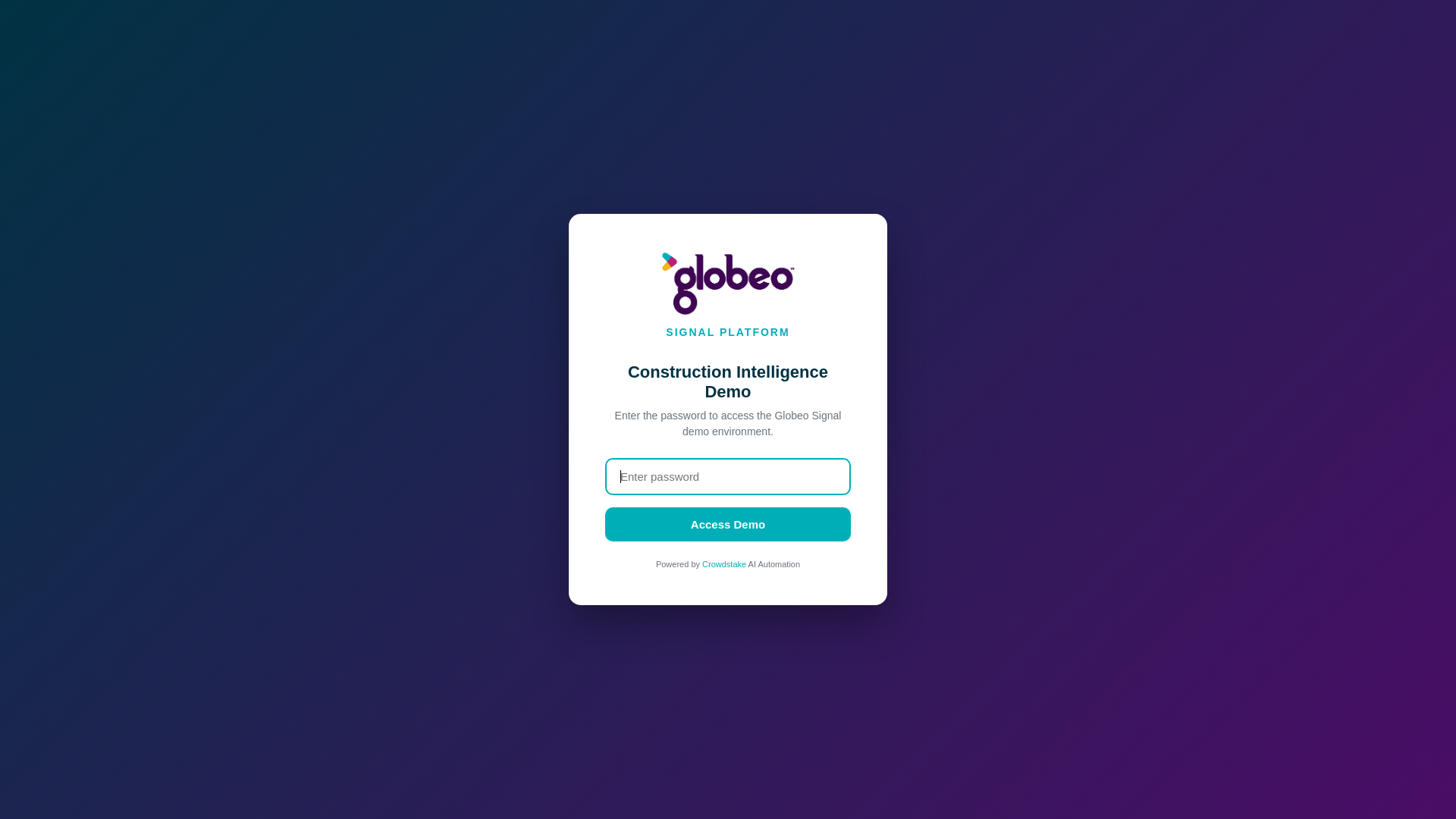 website screenshot of https://globeo-signal-demo.pages.dev/