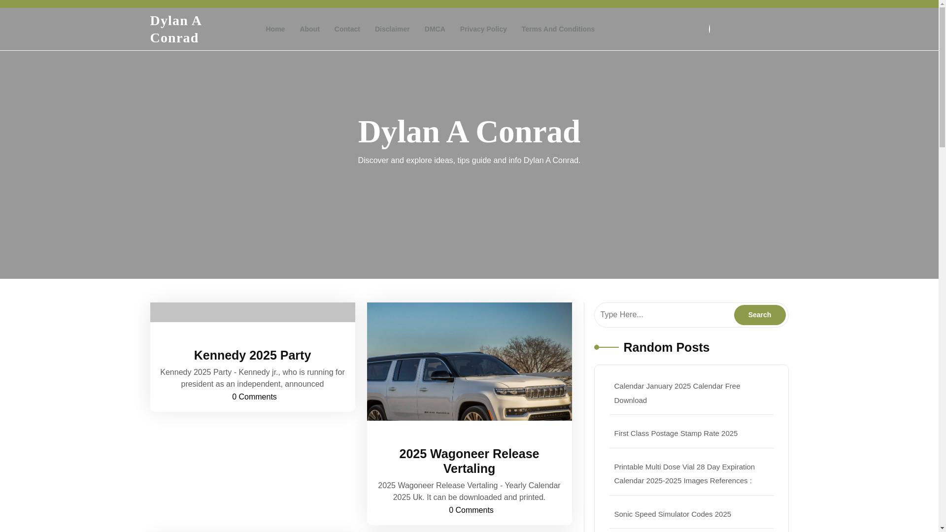 website screenshot of https://dylanaconrad.pages.dev/
