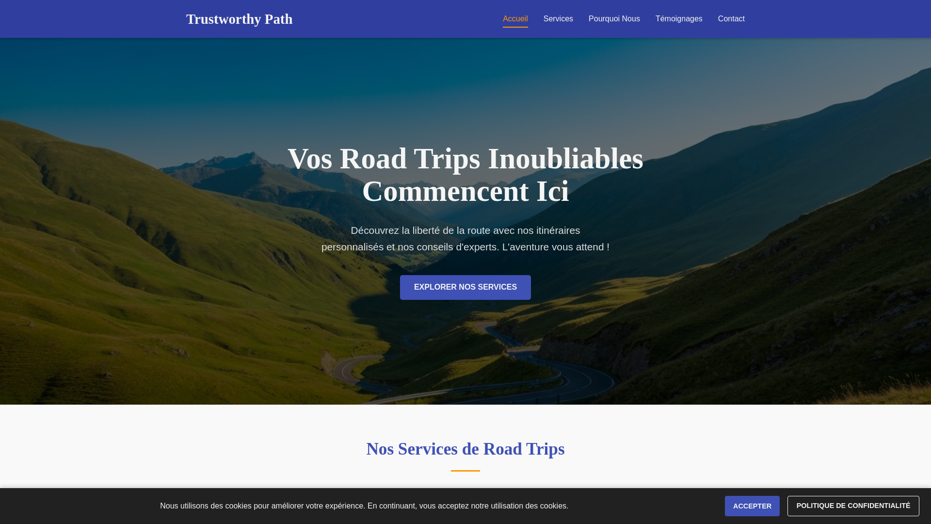 website screenshot of https://trustworthypathadvisors.cyou/