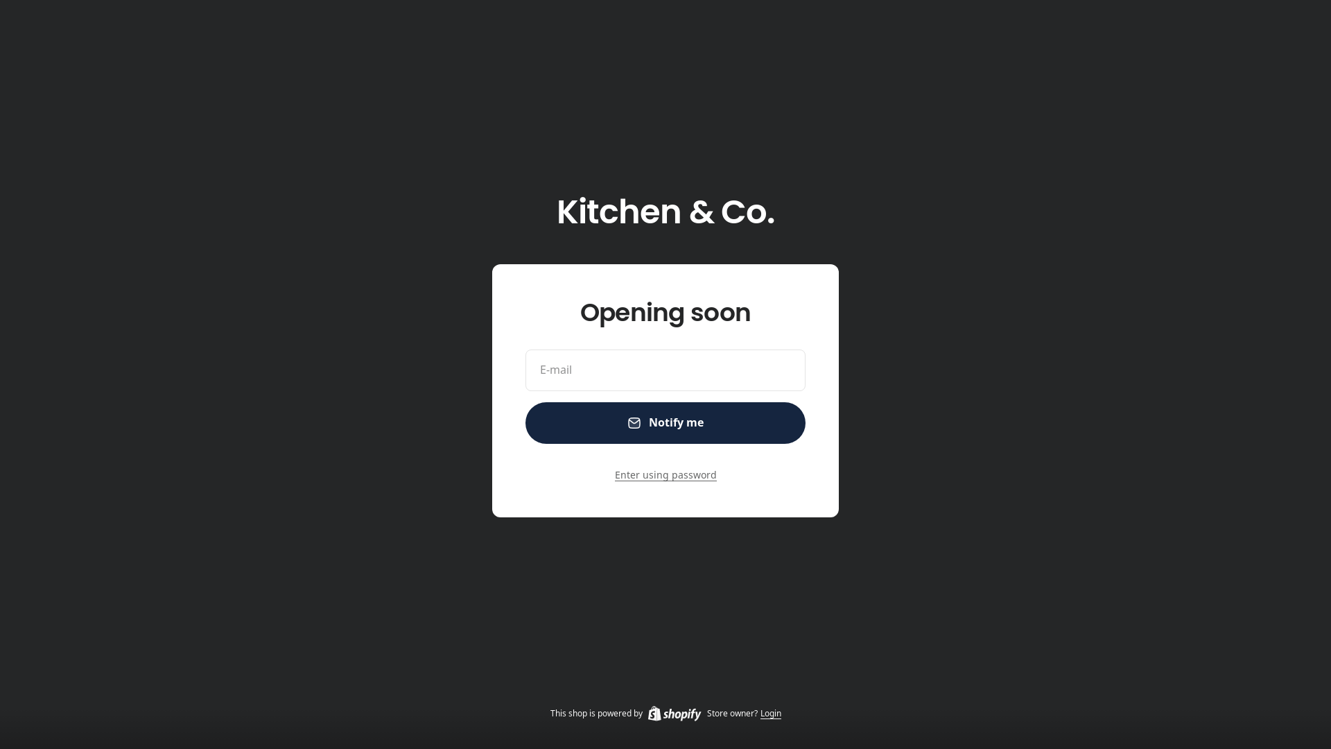 website screenshot of https://kitchenco.online/