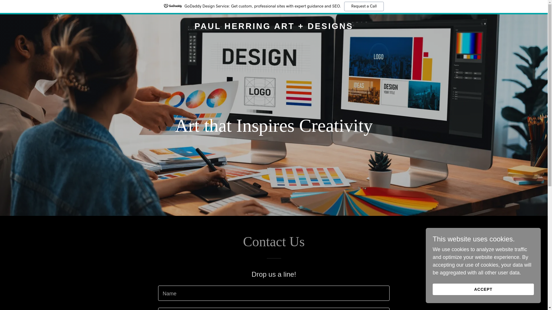 website screenshot of https://paulherringad.com/
