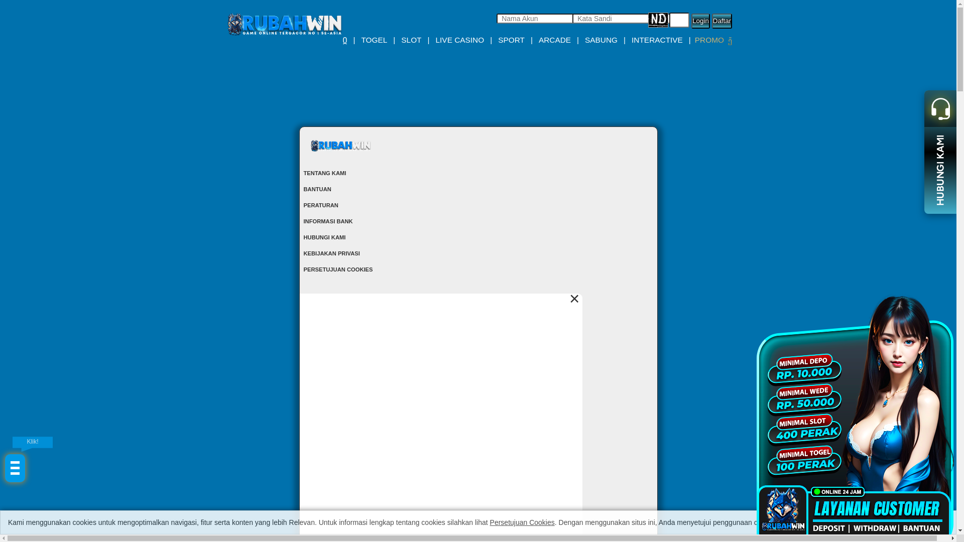 website screenshot of https://rubahreck.cfd/