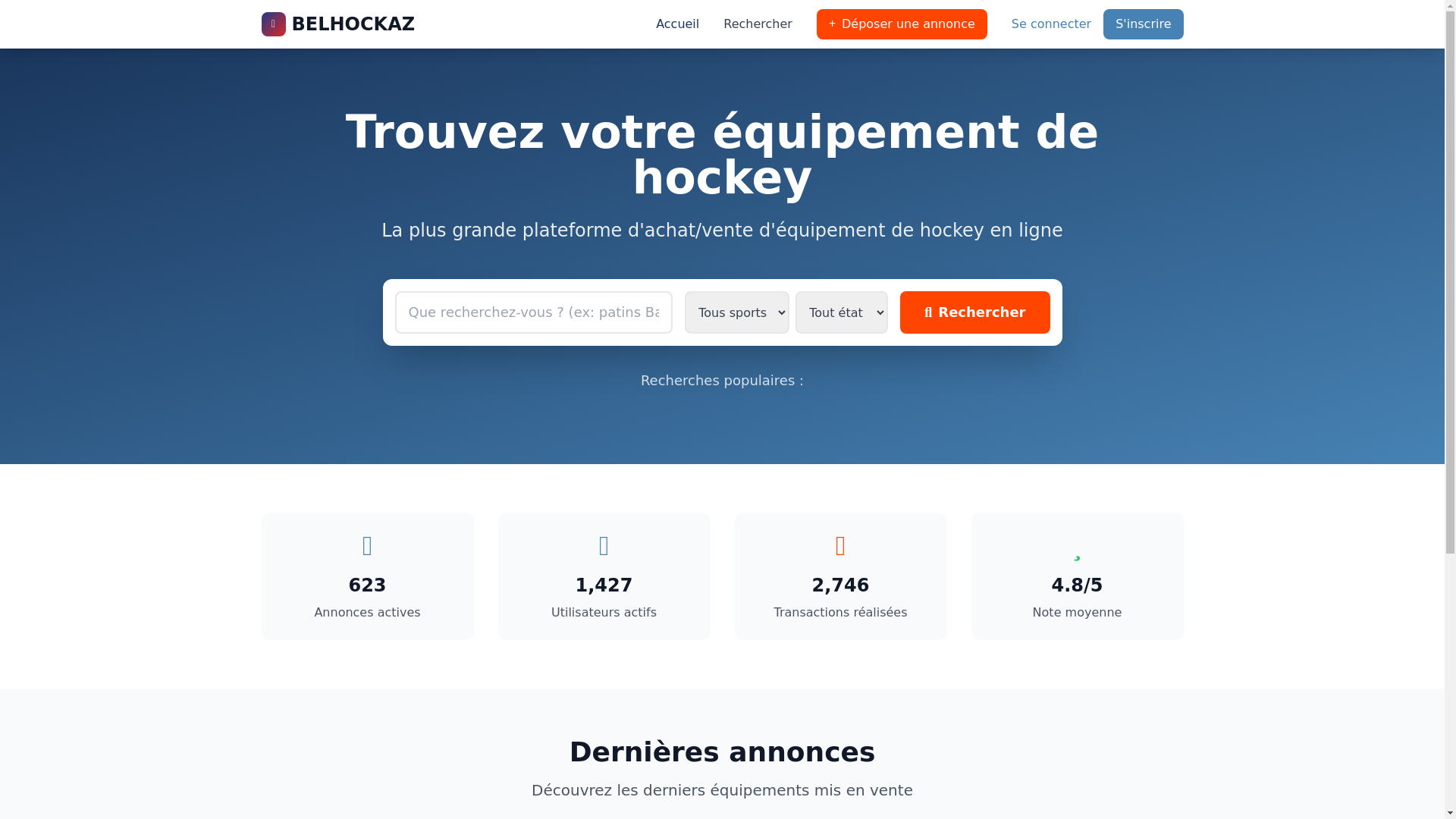 website screenshot of https://belhockaz.pages.dev/